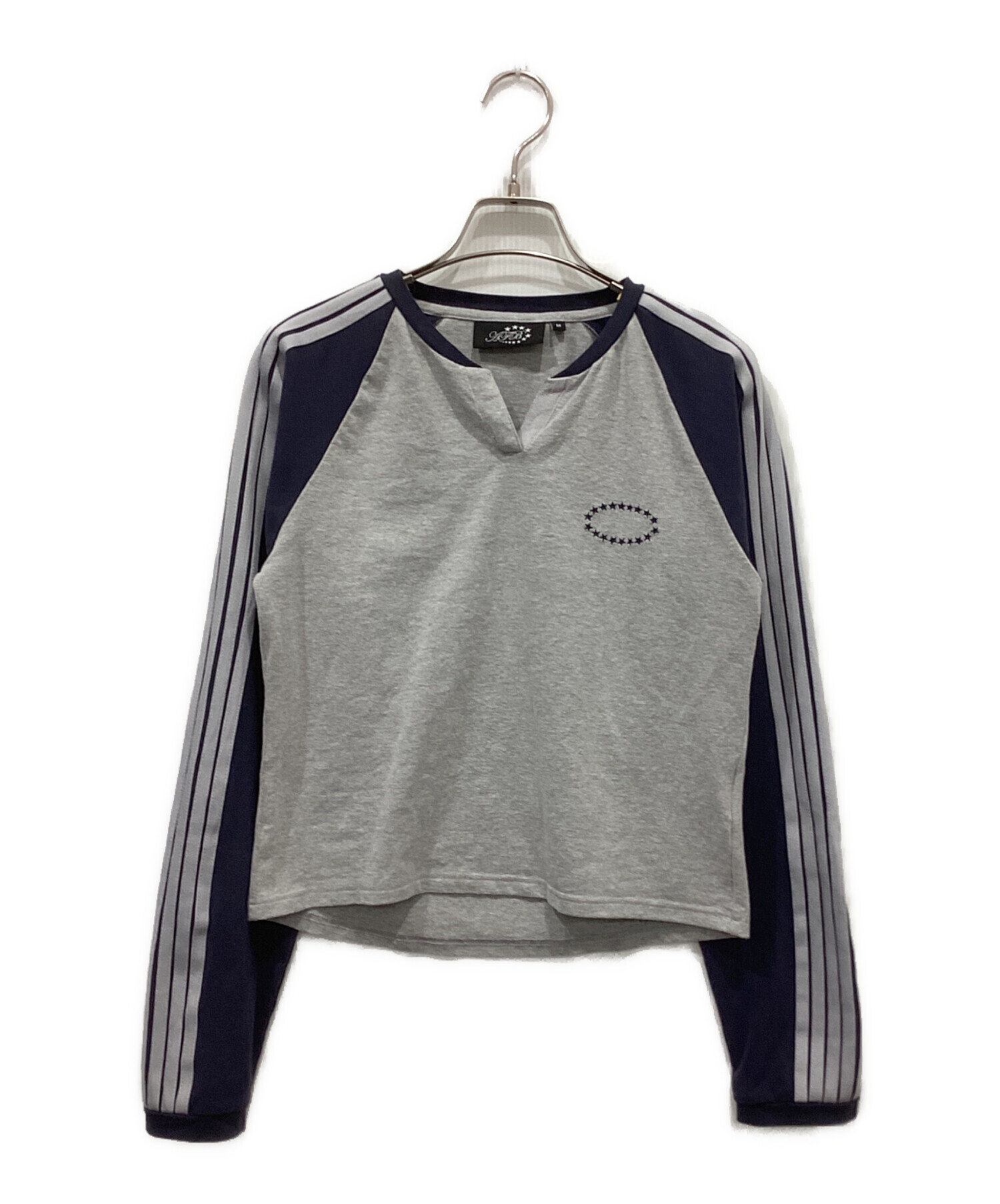 中古・古着通販】AFB (エーエフビー) RAGLAN LS TEE グレー サイズ:M
