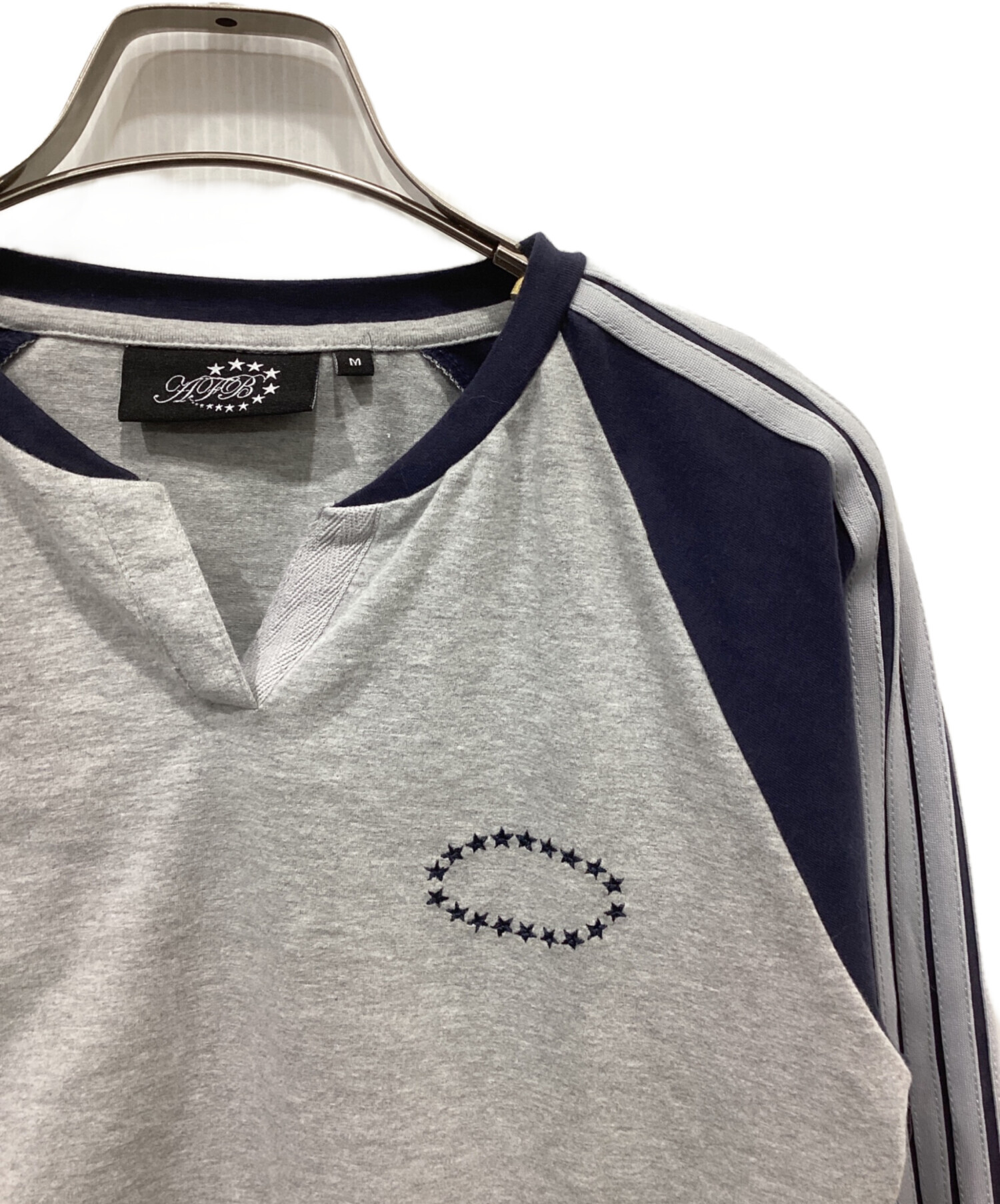 AFB RAGLAN LS TEE エーエフビー ラグラン 長袖 中古・古着通販】AFB (エーエフビー) RAGLAN LS TEE グレー サイズ:M