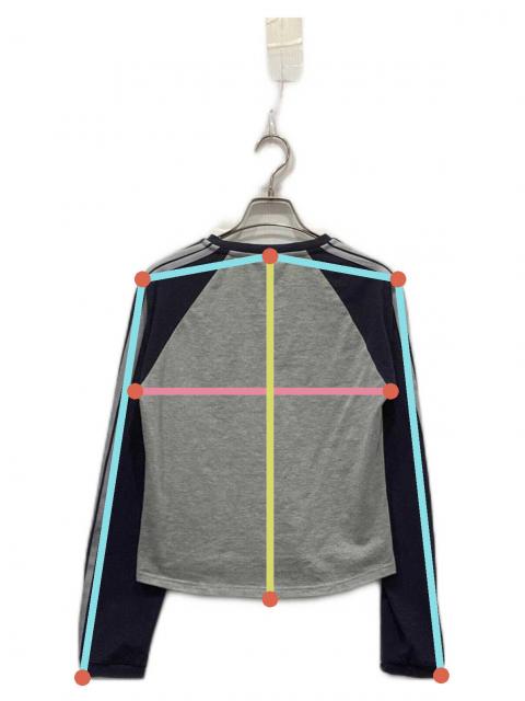中古・古着通販】AFB (エーエフビー) RAGLAN LS TEE グレー サイズ:M