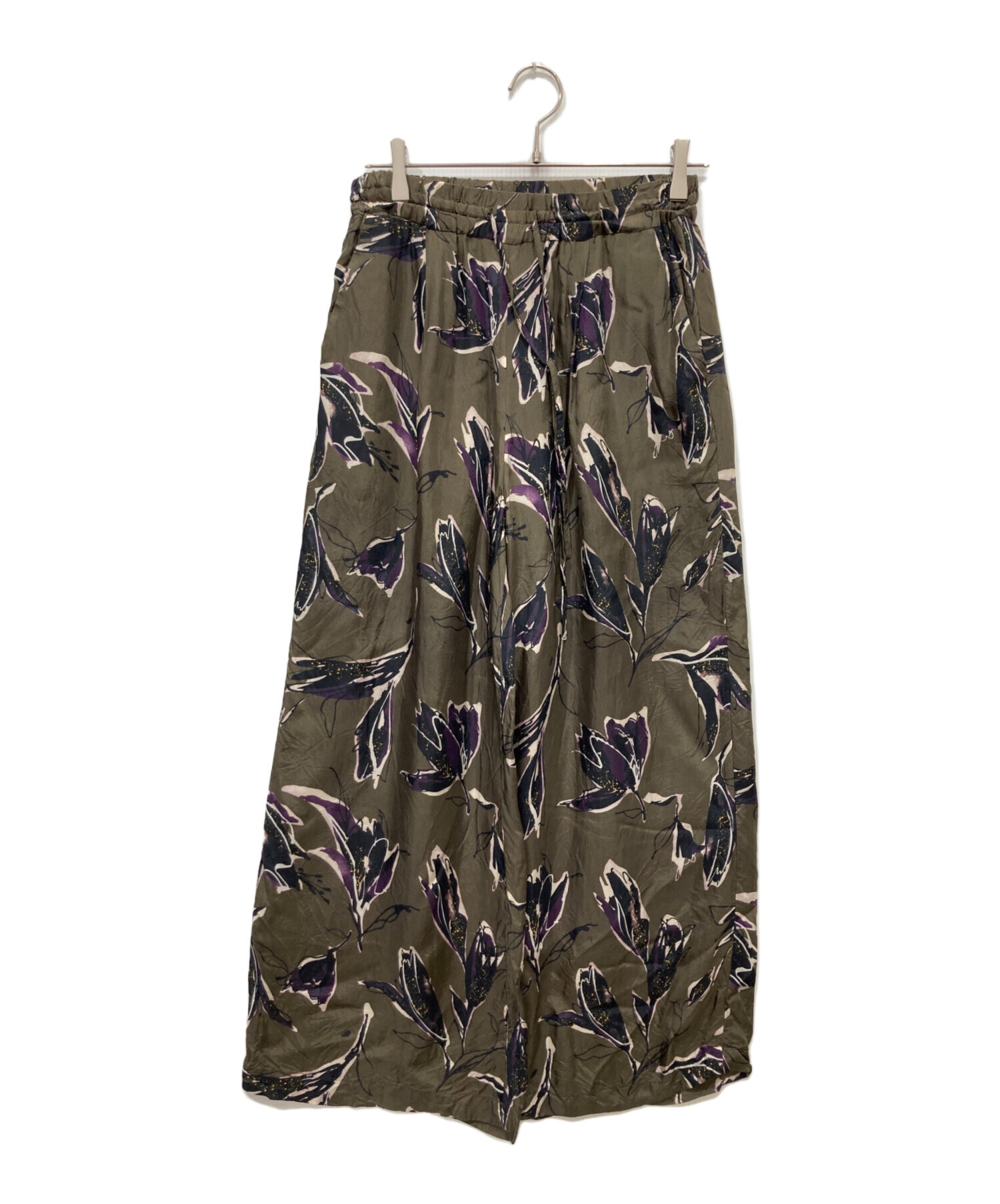 中古・古着通販】SACRA (サクラ) AUTUMN FLORA PANTS カーキ サイズ:38