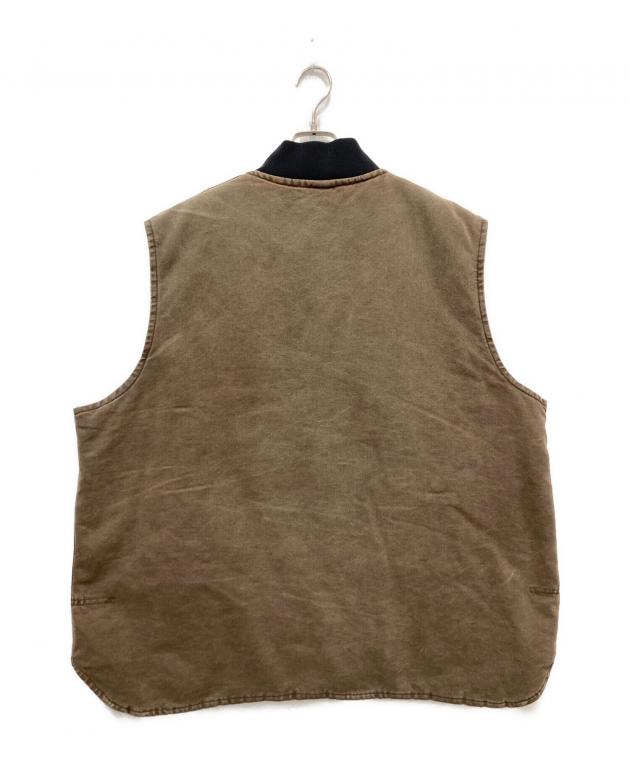 Carhartt ダックベスト ブラウン 3XL カーハート ワークベスト 中古・古着通販】CarHartt (カーハート) ダックベスト ブラウン サイズ