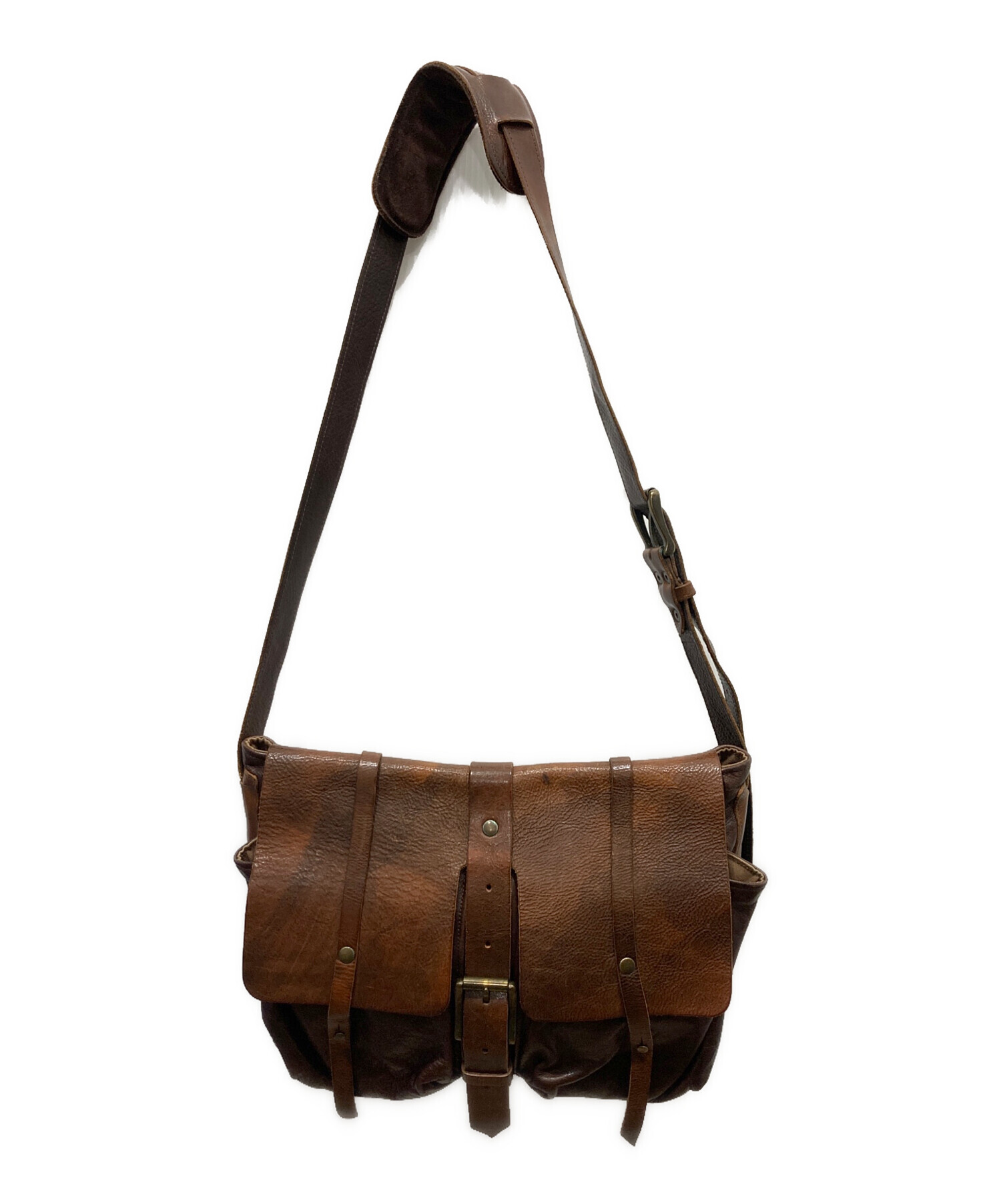 J【中古品】JASBA ジャスバ 西ドイツ 骨董品 ヴィンテージ 1960年代～ 中古・古着通販】Jas-M.B. (ジャスエムビー) レザーショルダーバッグ