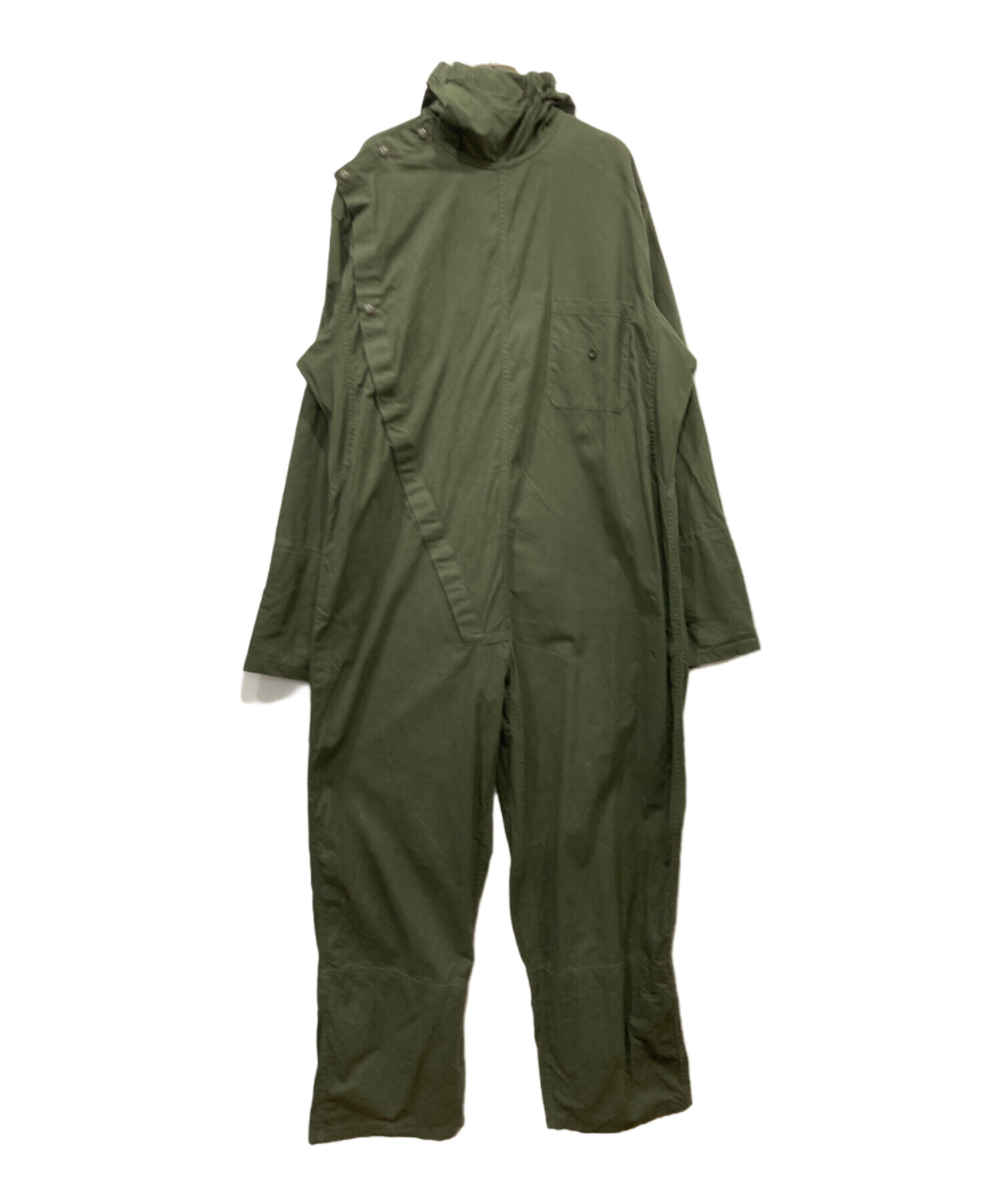 ★超希少　70s初期　フランス軍　ARMY カバーオール　ジャンプスーツ　つなぎ 中古・古着通販】French Army (フランス軍) ジャンプスーツ カーキ