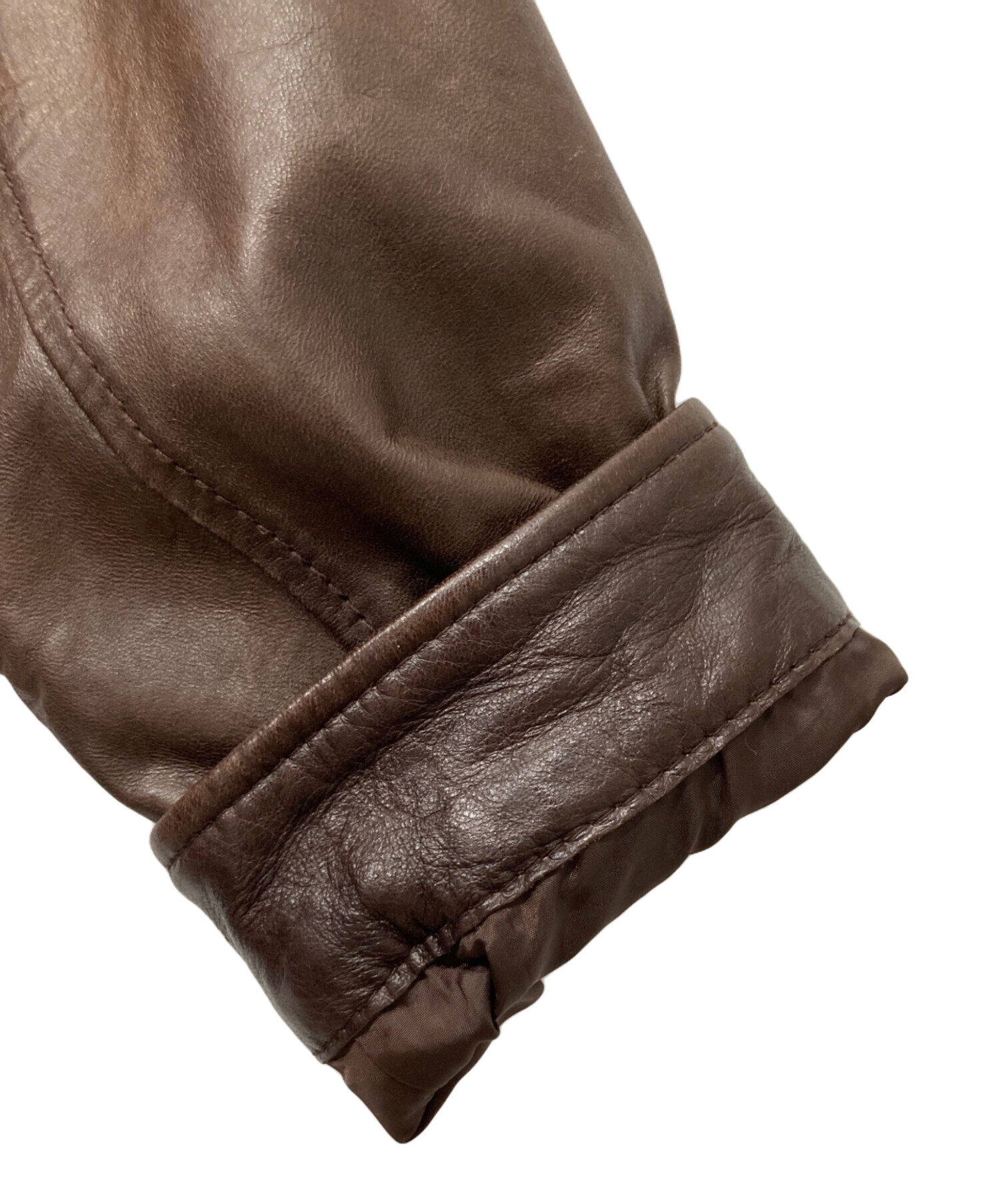 ゆ*め様 old　Eddie Bauer　本革　ブラウン　 レザージャケット　ビ 完璧 ゆ*め様 old Eddie Bauer 本革 ブラウン レザージャケット ビ
