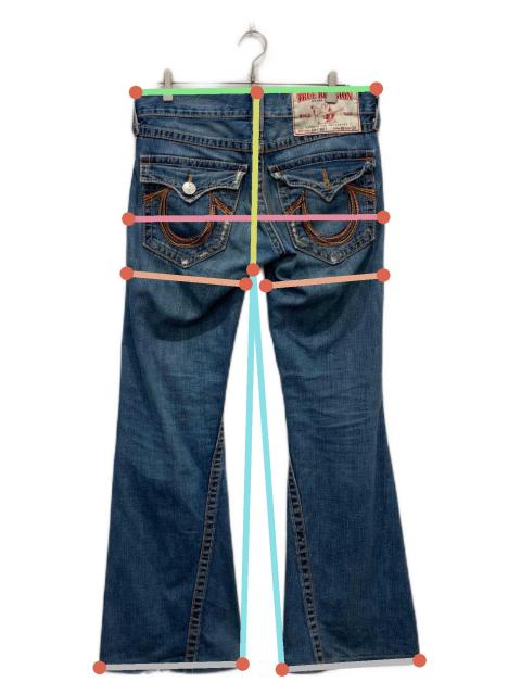TRUE RELIGION フレアデニム　ROW30 SEAT33 正規品　希少 中古・古着通販】TRUE RELIGION (トゥルー レリジョン) フレアデニム