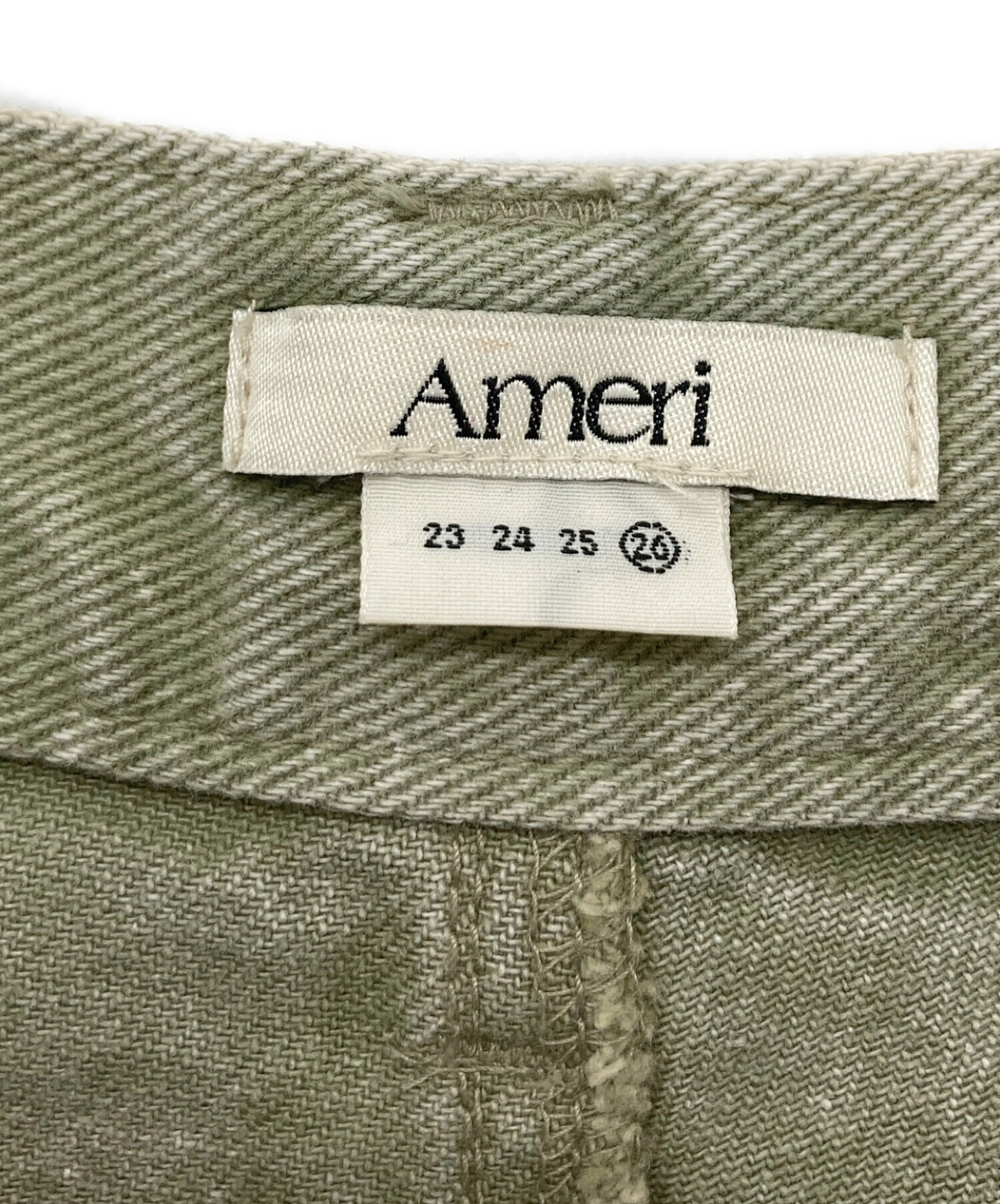 中古・古着通販】Ameri (アメリ) LACE DOCKING FADE DENIM PANTS