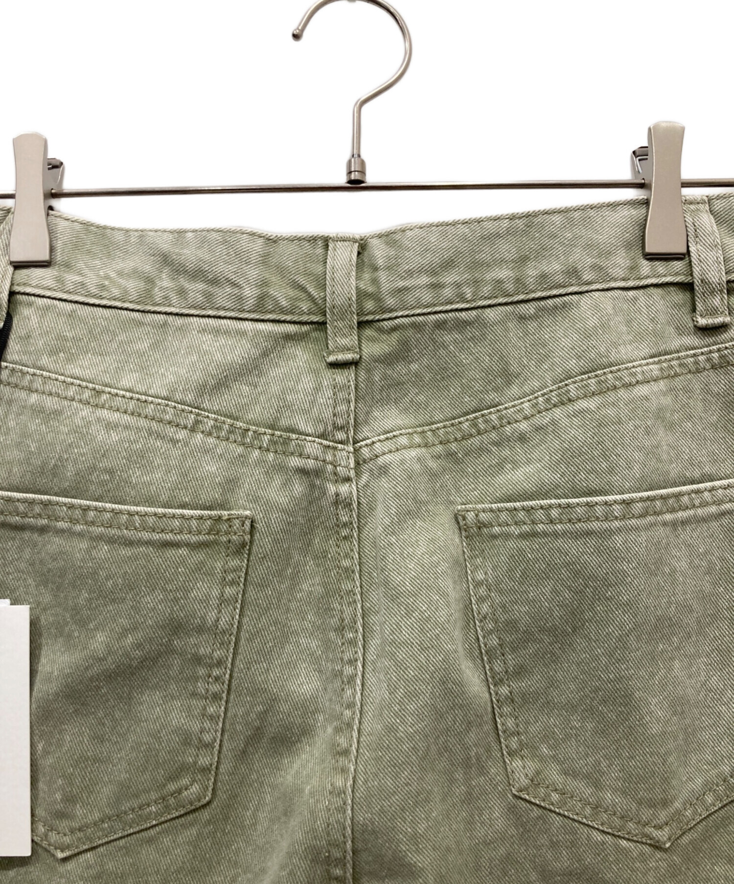 中古・古着通販】Ameri (アメリ) LACE DOCKING FADE DENIM PANTS