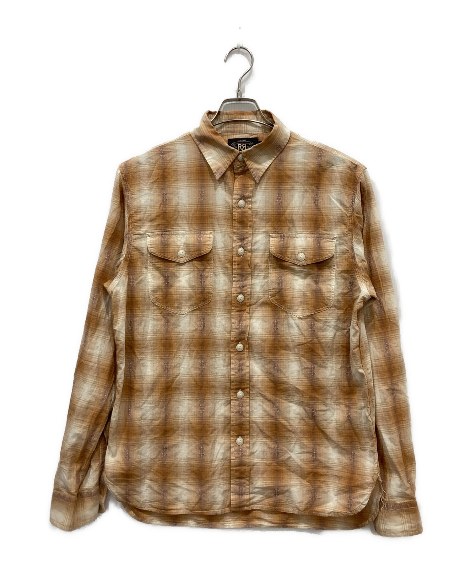 中古・古着通販】RRL (ダブルアールエル) オンブレチェックワーク