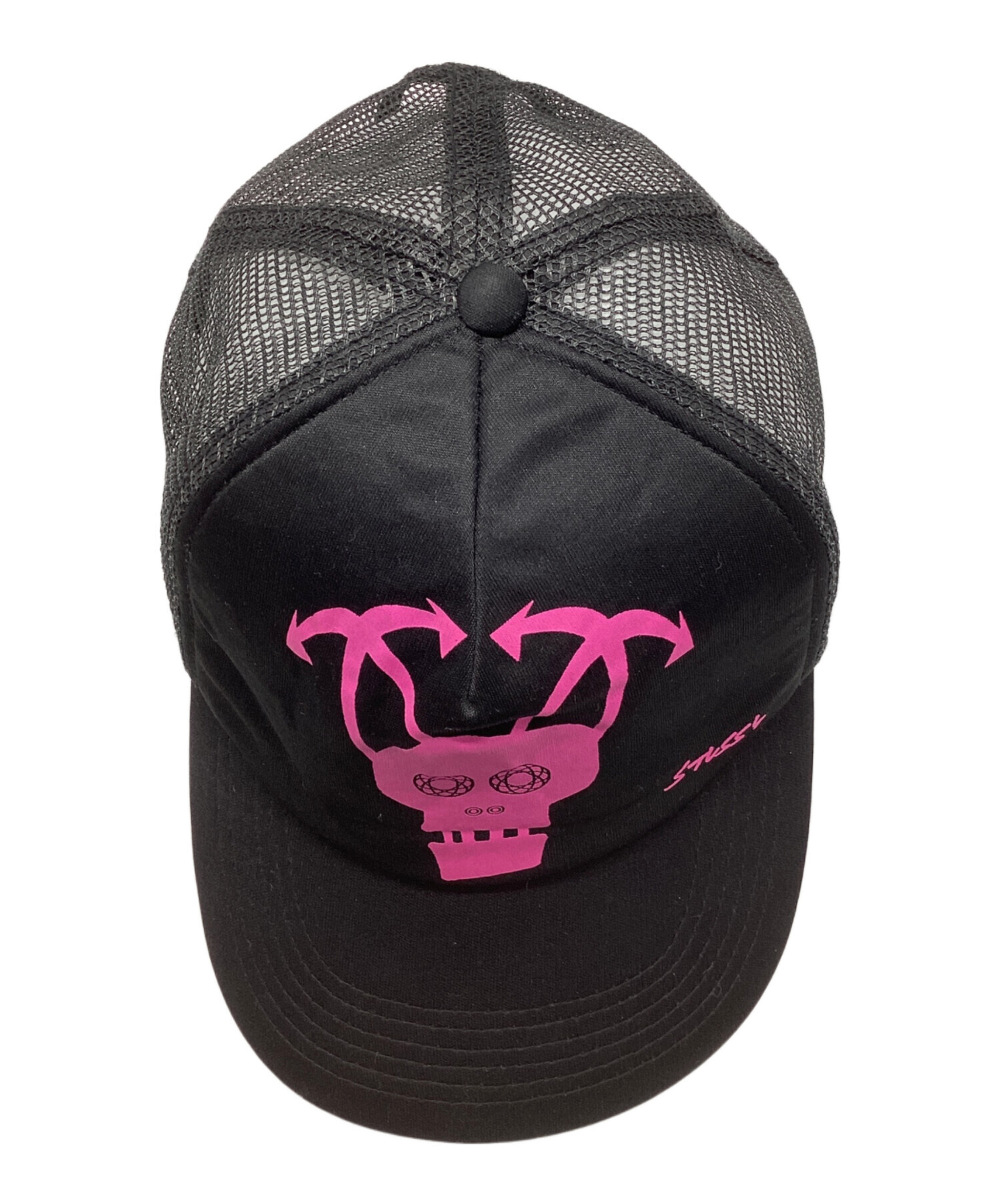 中古・古着通販】stussy (ステューシー) スカルグラフィックメッシュ
