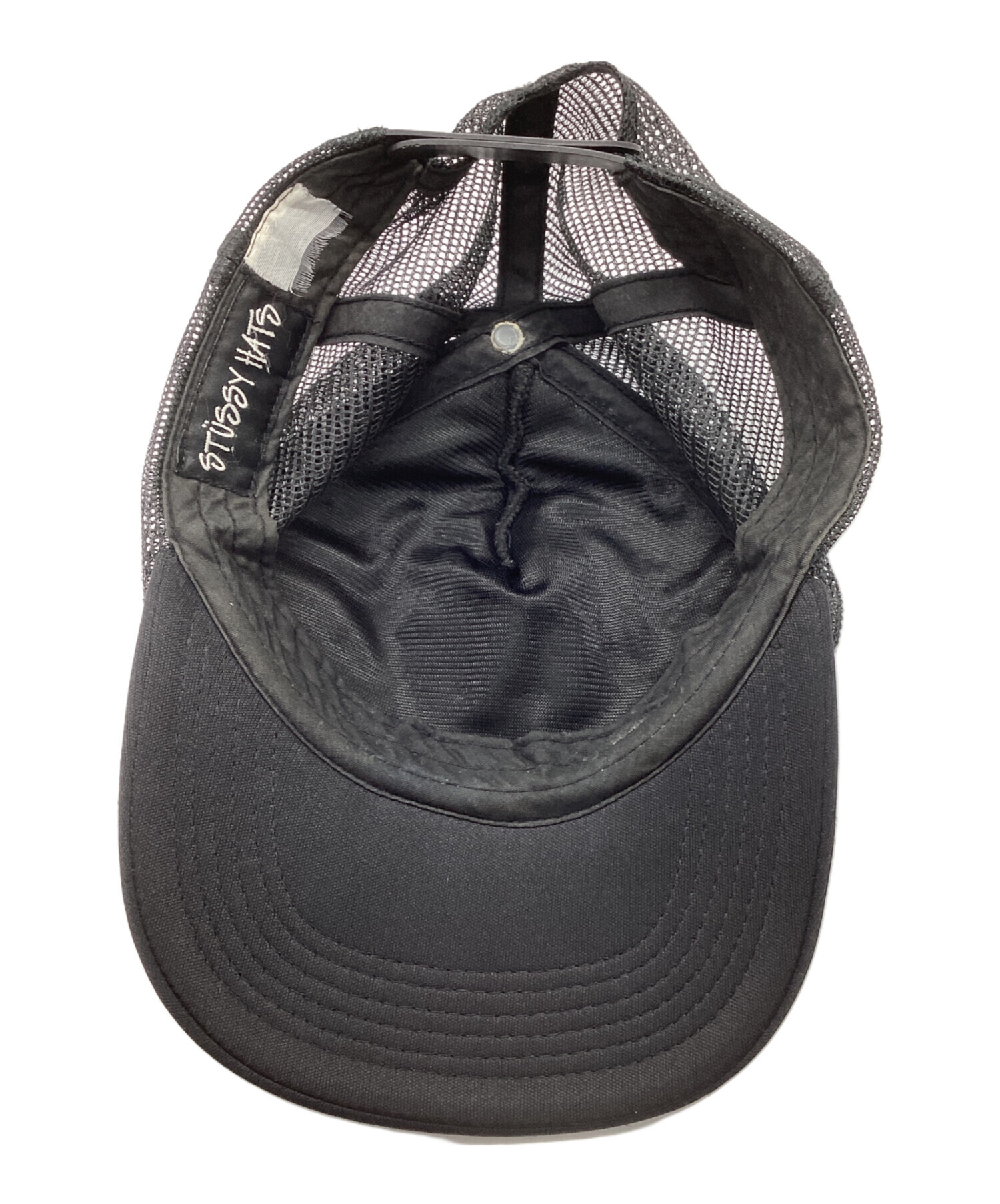【新品タグ付】STÜSSY ブラック メッシュキャップ 中古・古着通販】stussy (ステューシー) スカルグラフィックメッシュ