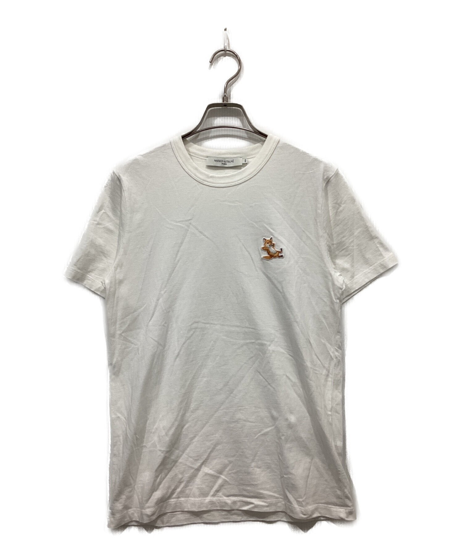 【新品未使用・タグ付き】MAISON KITSUNÉ Tシャツ Sサイズ 中古・古着通販】MAISON KITSUNE (メゾンキツネ) Tシャツ ホワイト