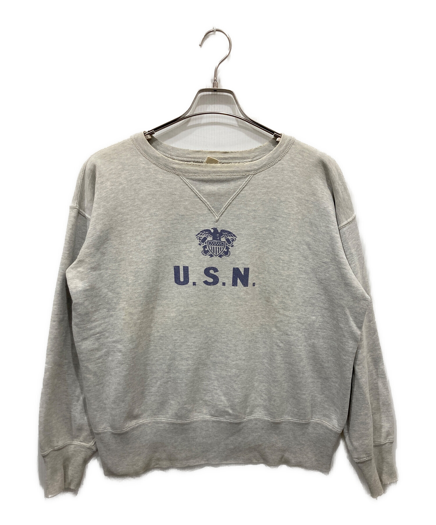 中古・古着通販】McCOY'S (マッコイズ) USNクルーネックスウェット 中古・古着通販】McCOY'S (マッコイズ) USNクルーネックスウェット