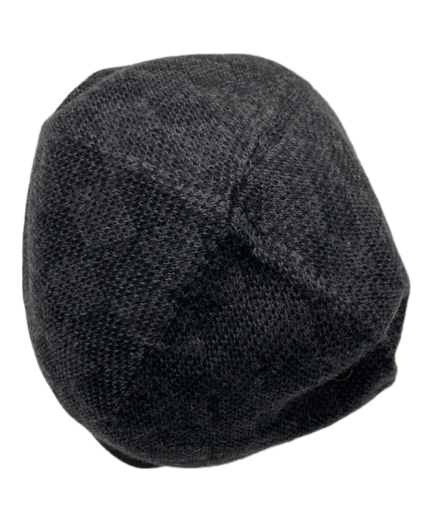 【LOUIS VUITTON】 ボネ・プティ ダミエ ニット帽 ブラック 中古・古着通販】LOUIS VUITTON (ルイ ヴィトン) ボネ・プティ・ダミエ