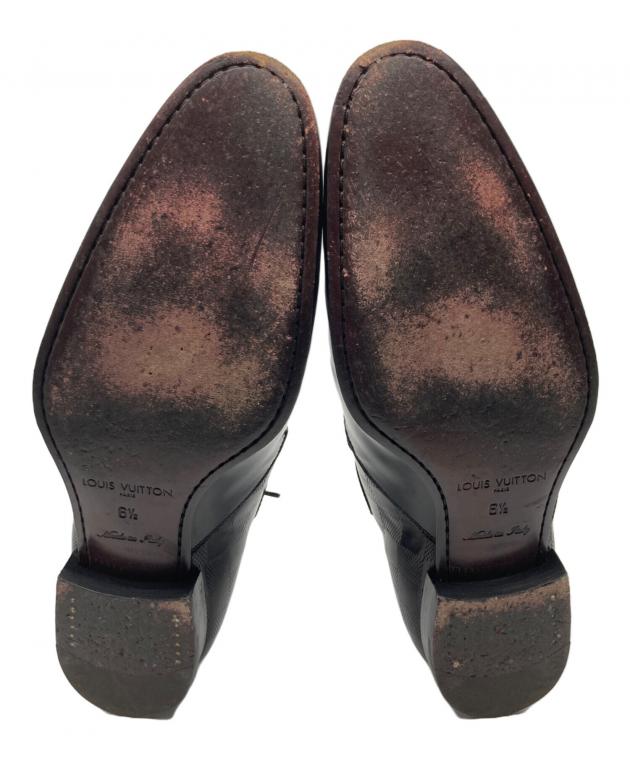 中古・古着通販】LOUIS VUITTON (ルイ ヴィトン) ダミエレザーシューズ