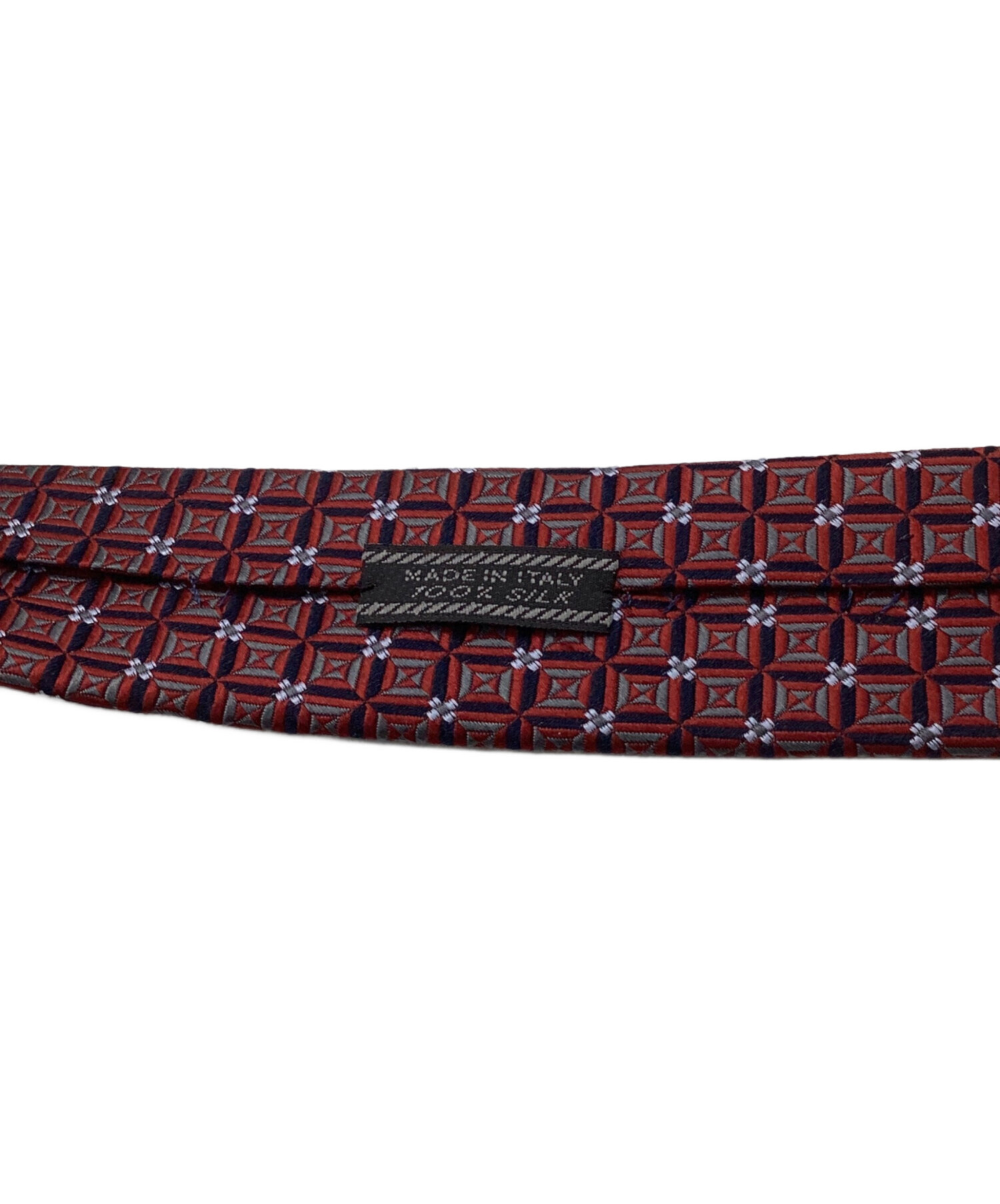 中古・古着通販】PRADA (プラダ) シルクネクタイ レッド サイズ