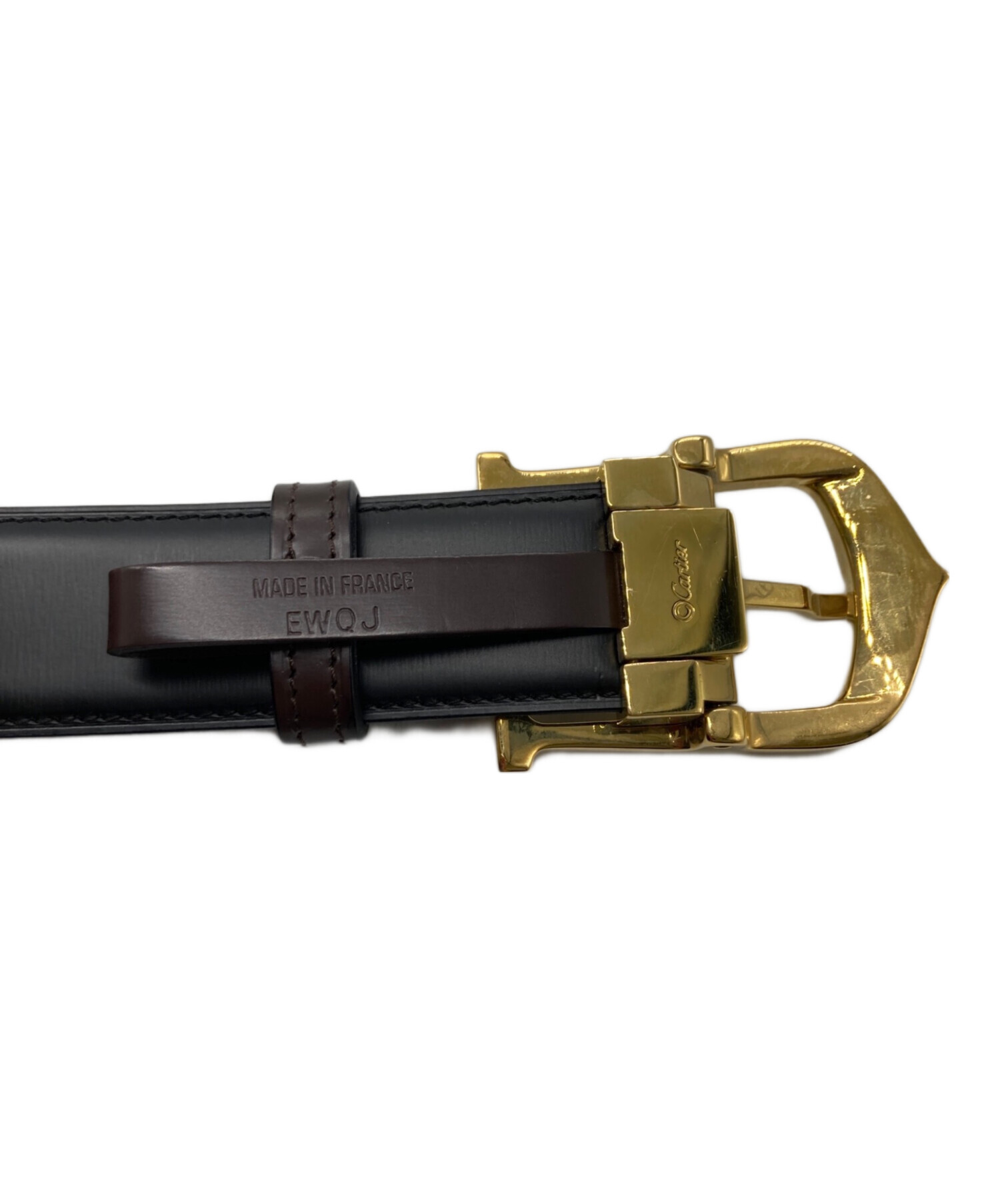中古・古着通販】Cartier (カルティエ) Cアロンジェベルト ブラウン