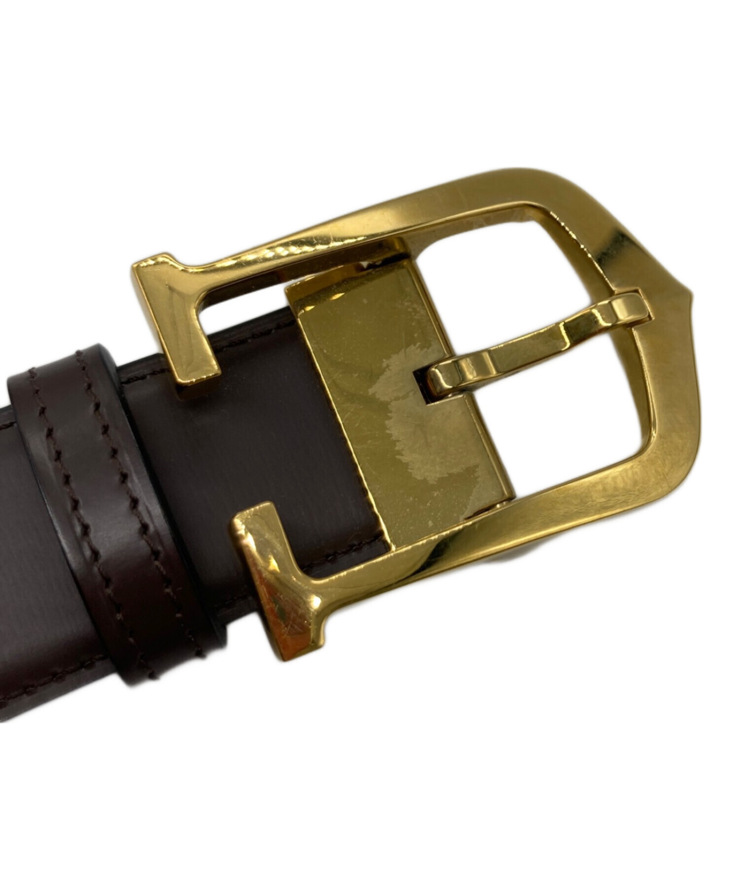中古・古着通販】Cartier (カルティエ) Cアロンジェベルト ブラウン