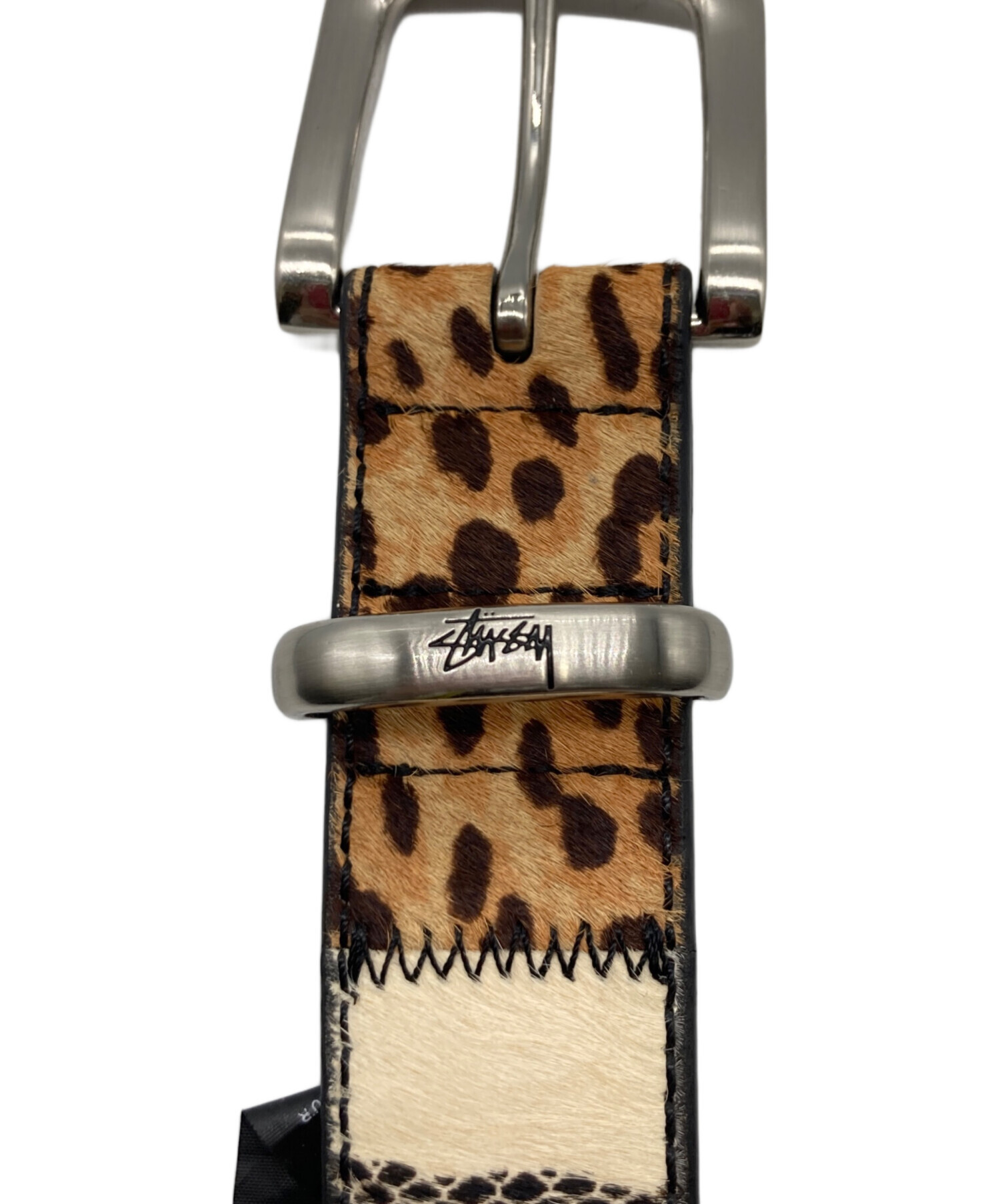 中古・古着通販】stussy (ステューシー) MIXED ANIMAL PRINT BELT