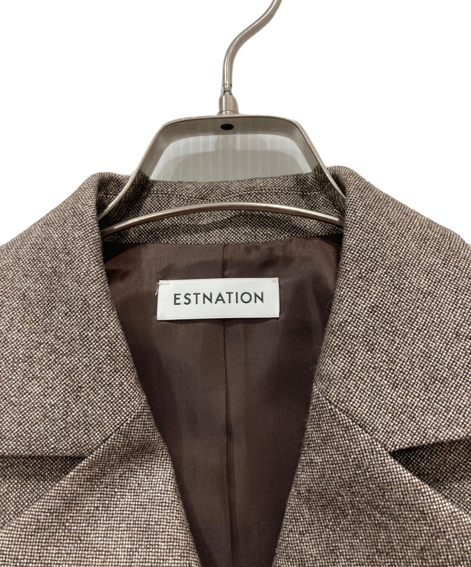 中古・古着通販】ESTNATION (エストネーション) ミックスツイード ジレ