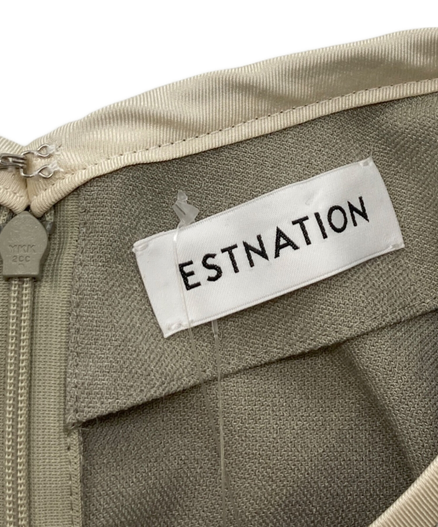 エストネーション　新品未使用　ワンピース36 中古・古着通販】ESTNATION (エストネーション) ESTNATION バイカラー