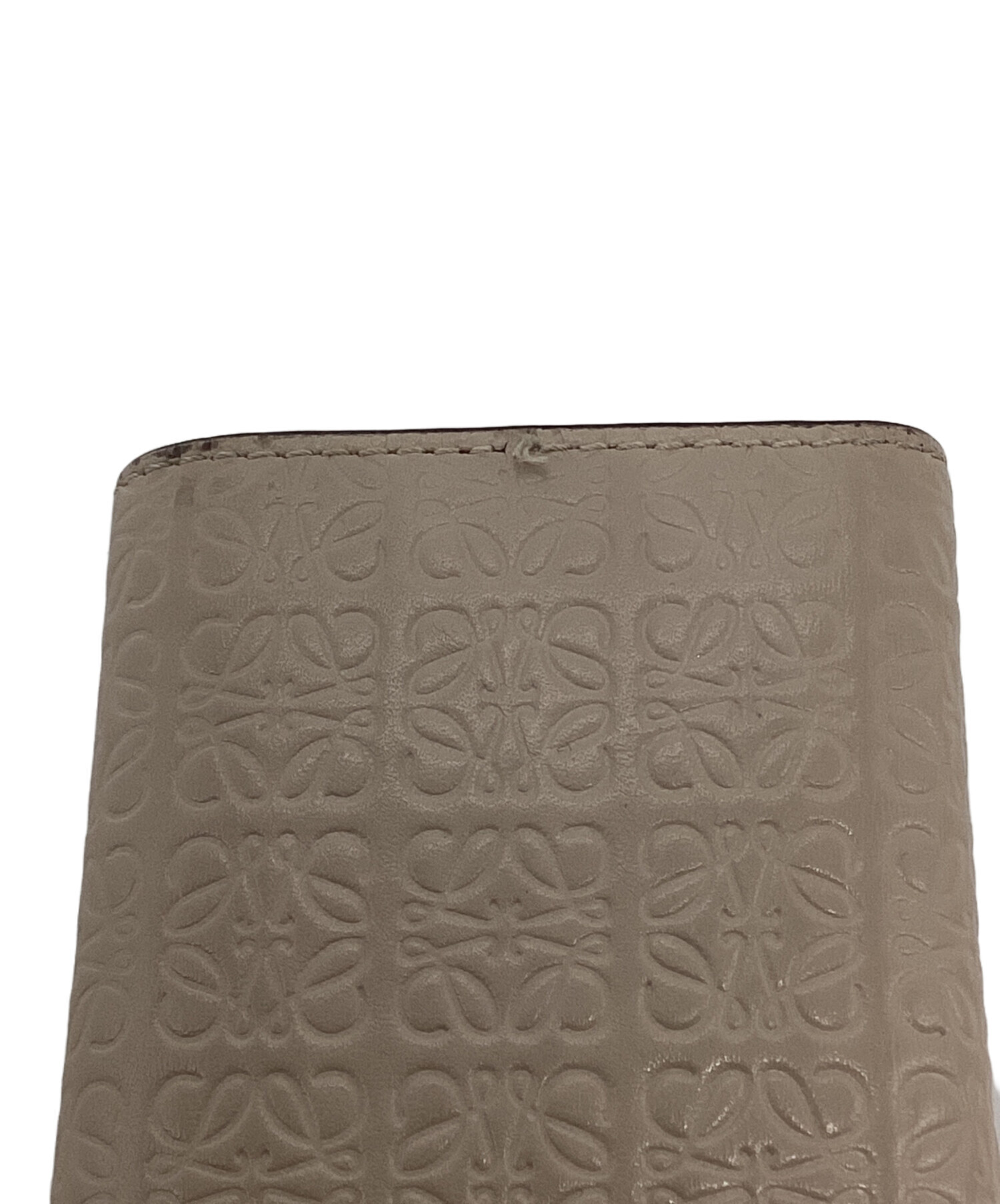 【美品】 LOEWE ロエベ リピートアナグラム 6連キーケース ベージュ 中古・古着通販】LOEWE (ロエベ) リピート アナグラム キーケース