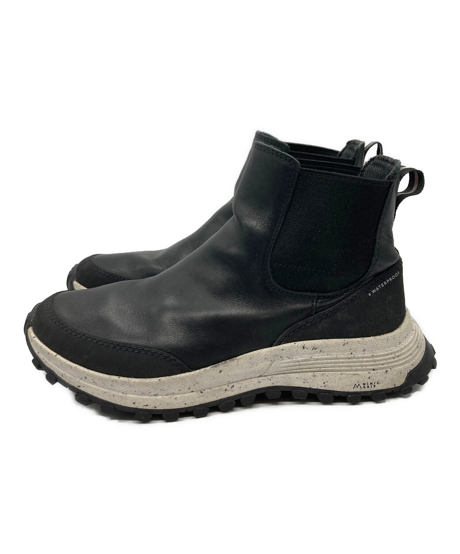 中古・古着通販】CLARKS (クラークス) サイドゴアブーツ ブラック 