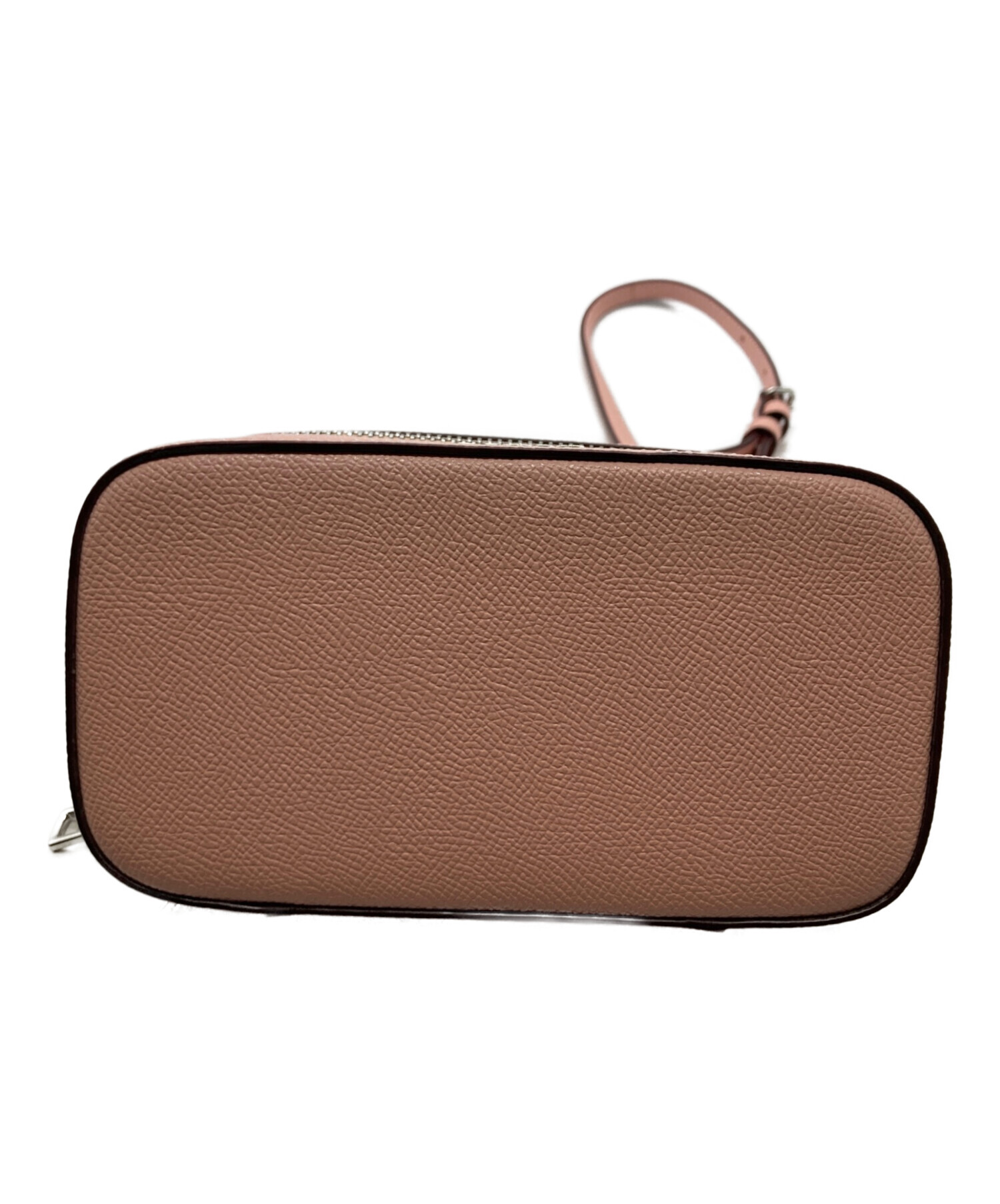 中古・古着通販】COACH (コーチ) トレイン ケース クロスボディ ピンク