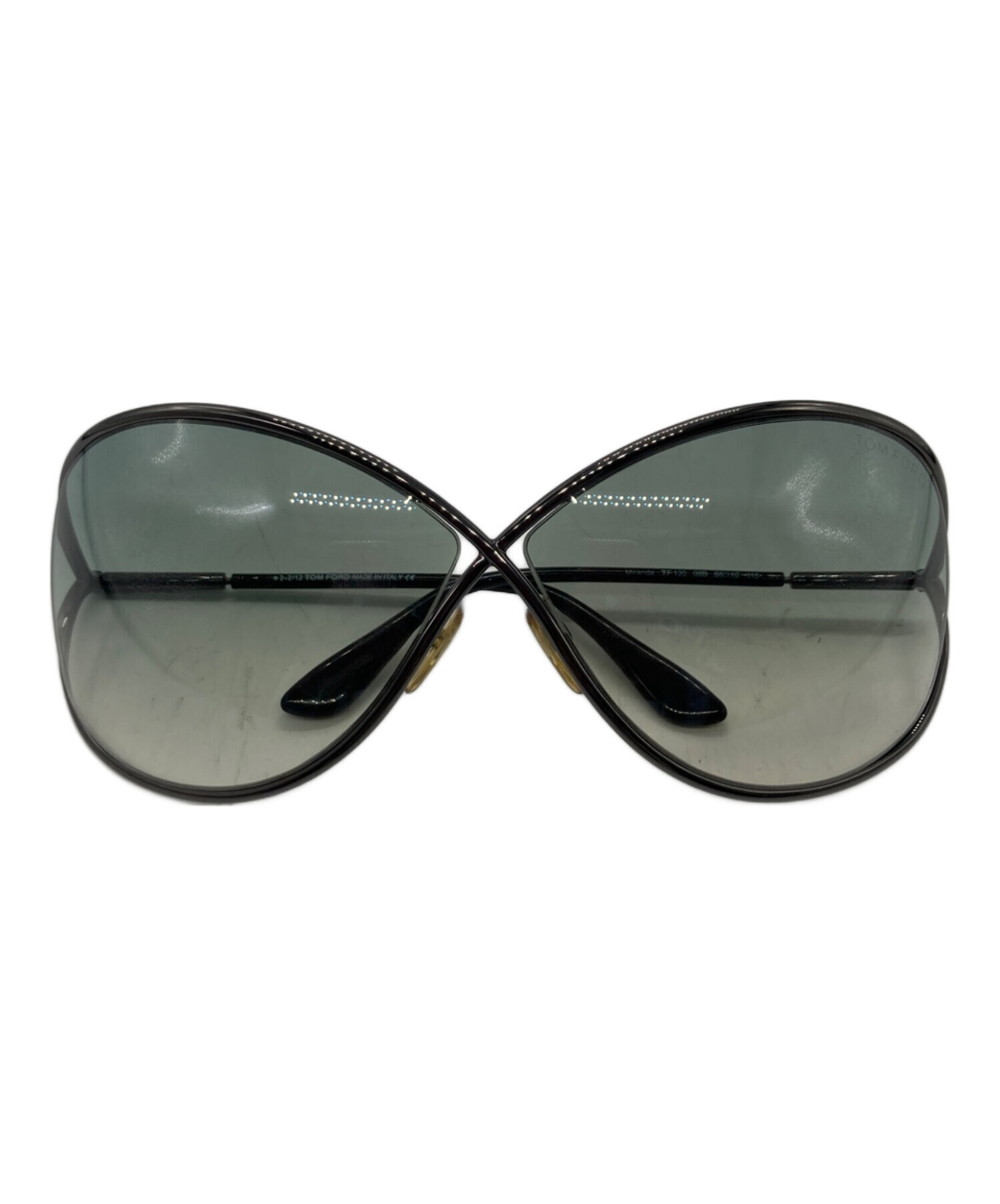 トムフォード TOM FORD サングラス 衣料品 プラスチック レディース ブラック系 【中古】 中古・古着通販】TOM FORD (トムフォード) サングラス ブラック サイズ
