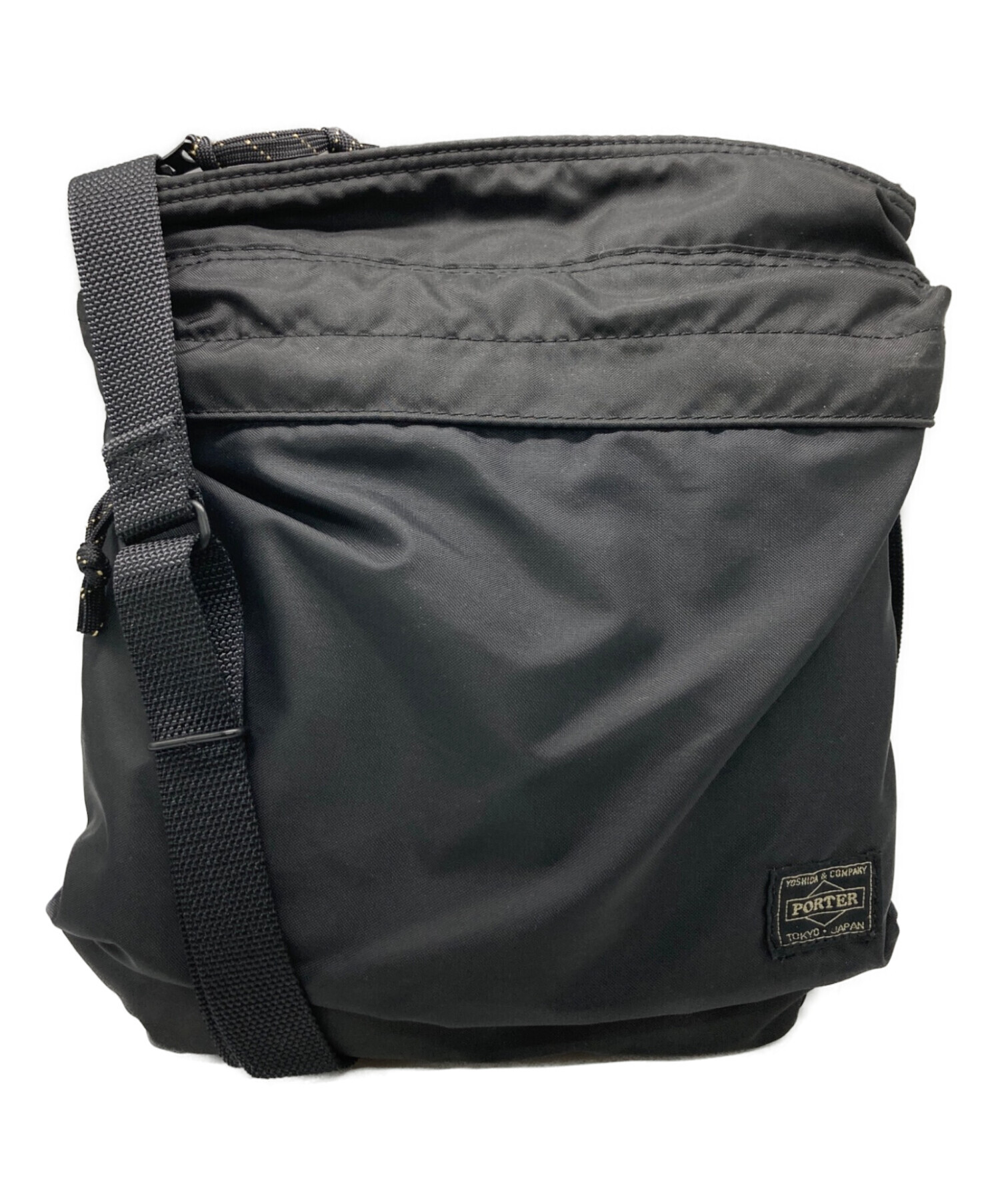 中古・古着通販】PORTER (ポーター) FORCE SHOULDER BAG ブラック
