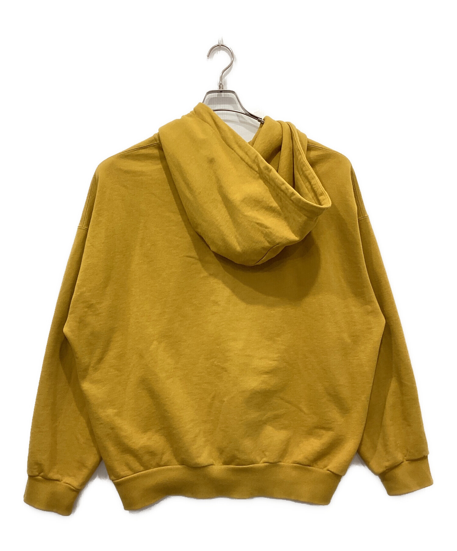 中古・古着通販】KEBOZ (ケボズ) ジップパーカー イエロー サイズ:XXL