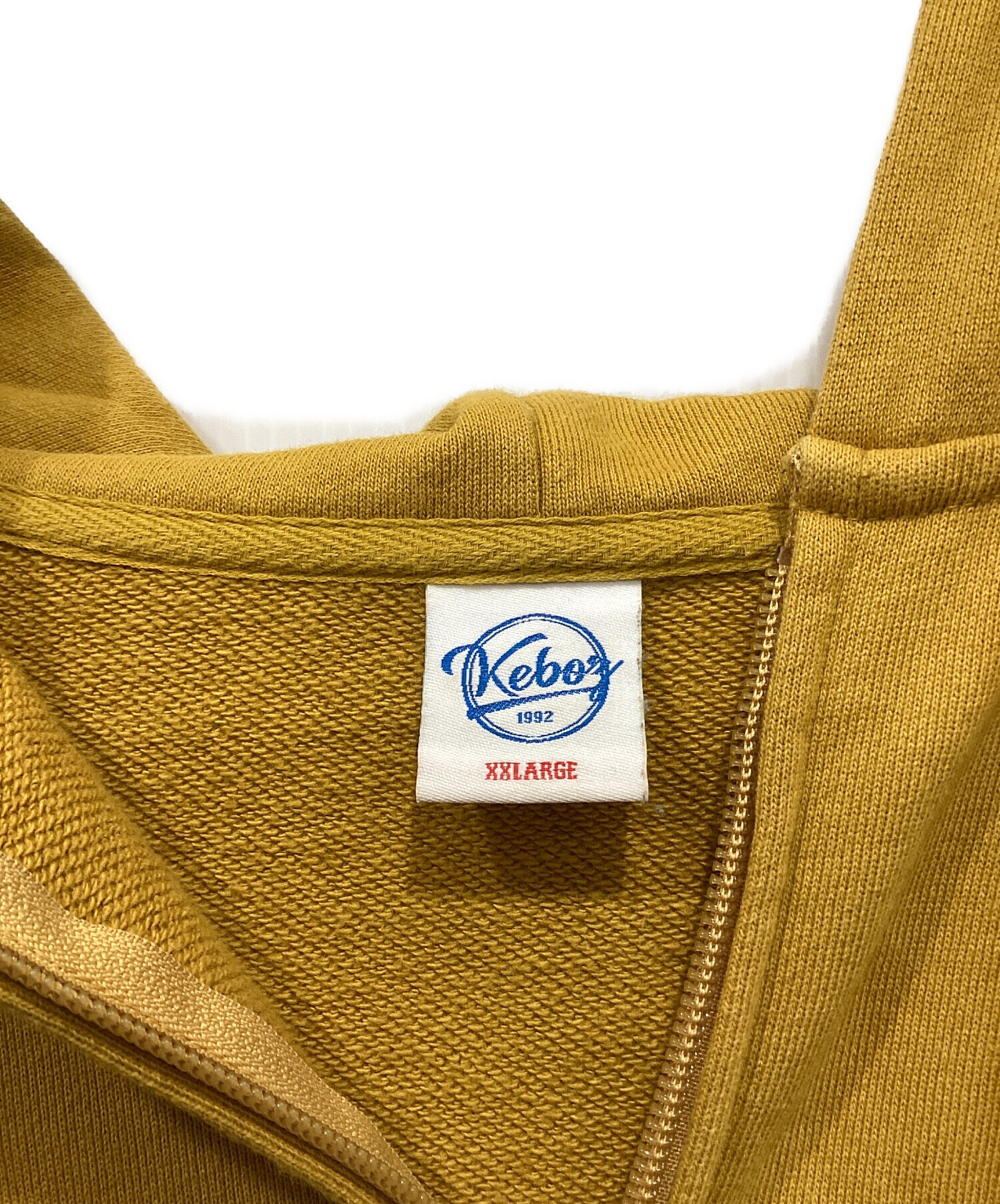 Keboz ジャケット XL イエロー 中古・古着通販】KEBOZ (ケボズ) ジップパーカー イエロー サイズ:XXL