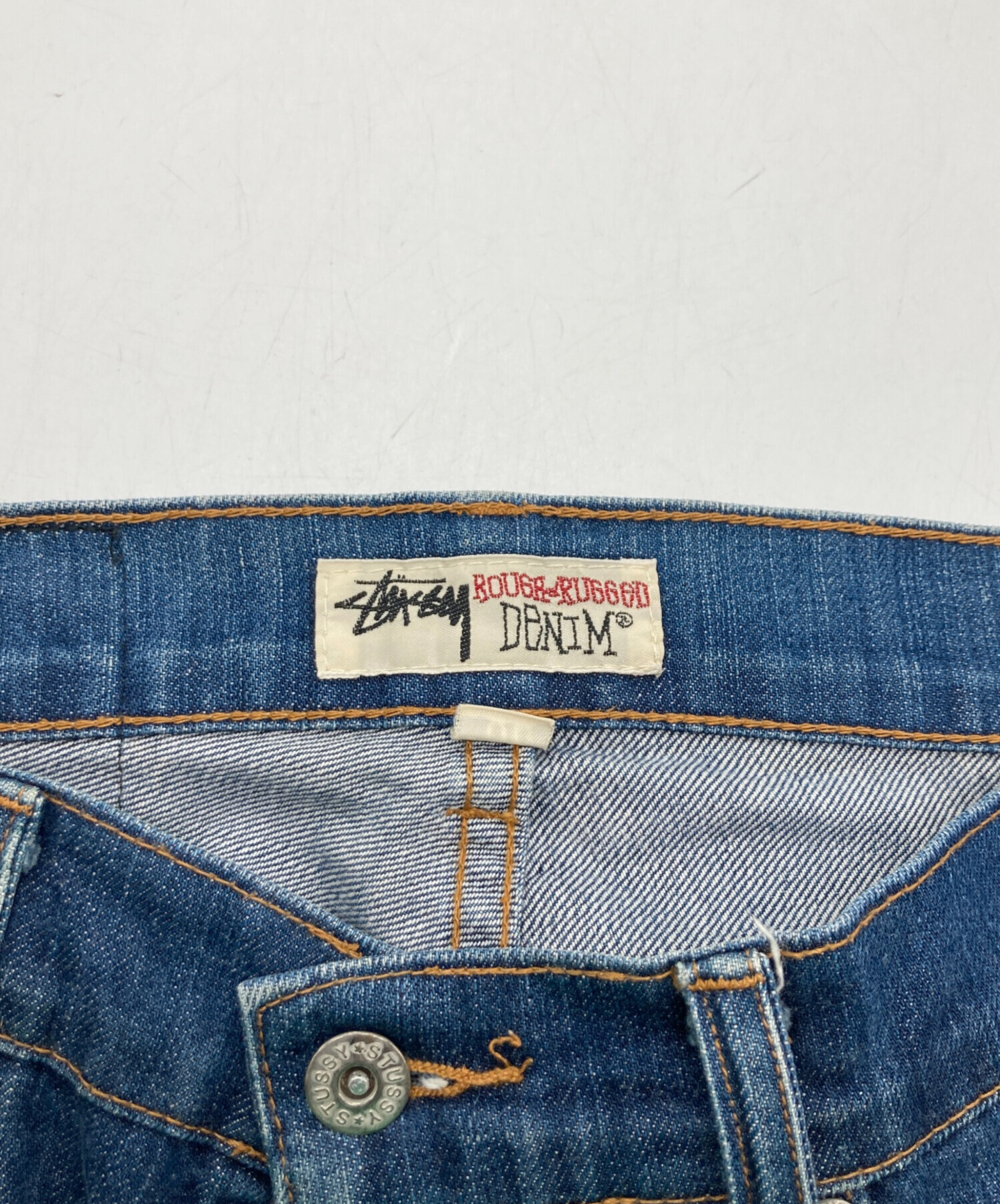中古・古着通販】stussy (ステューシー) デニムパンツ インディゴ 中古・古着通販】stussy (ステューシー) デニムパンツ インディゴ