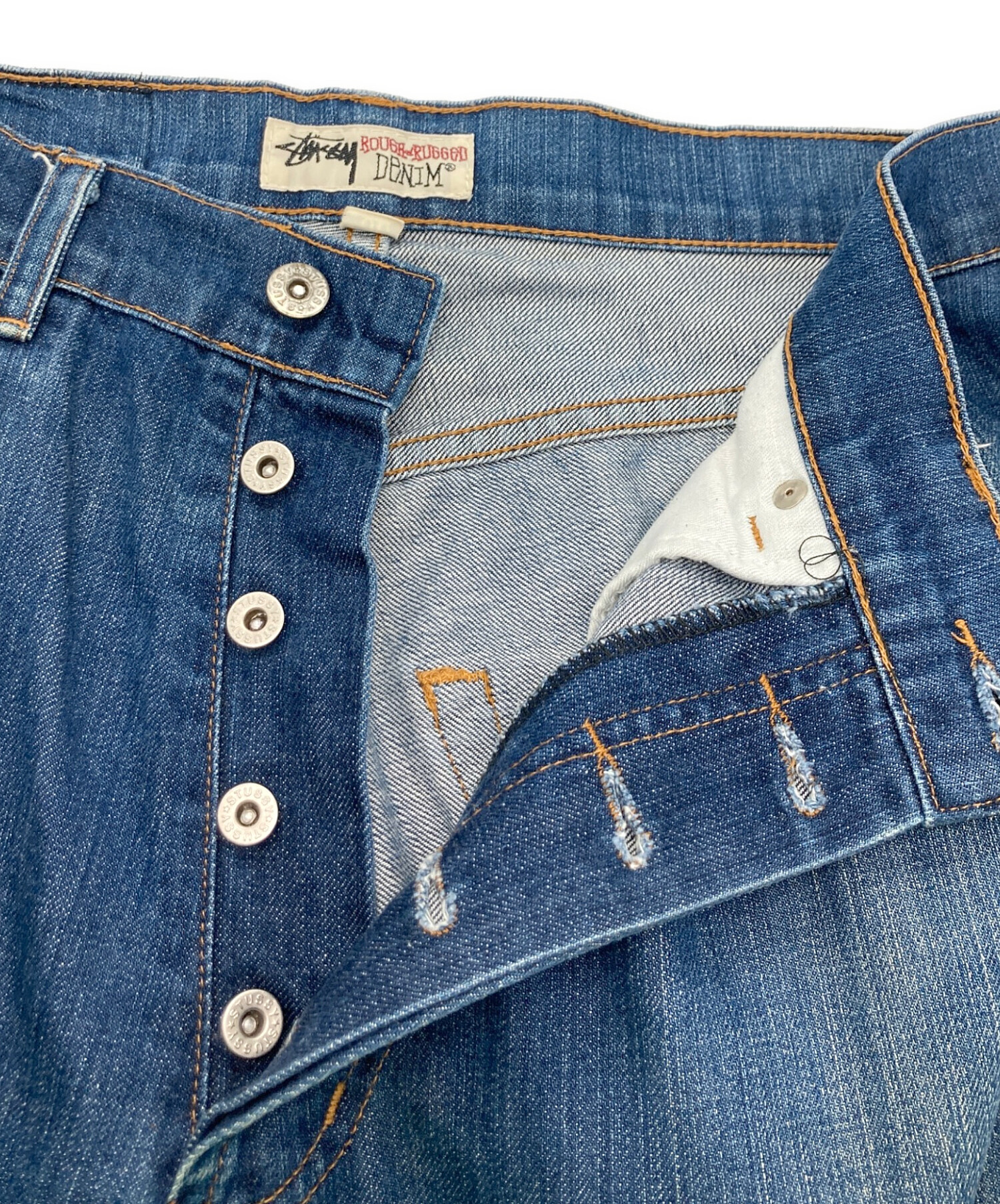 中古・古着通販】stussy (ステューシー) デニムパンツ インディゴ