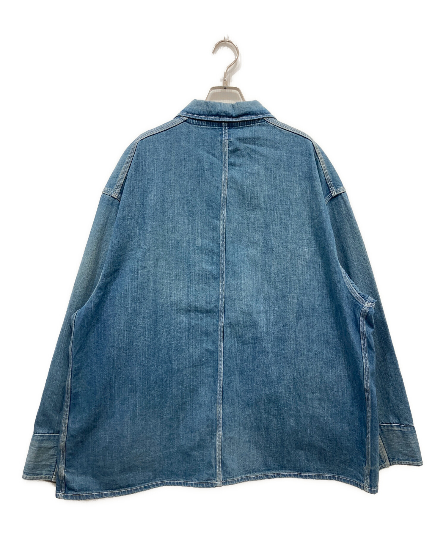 chimala チマラ カバーオール ネイビー 中古・古着通販】chimala (チマラ) デニムカバーオール インディゴ