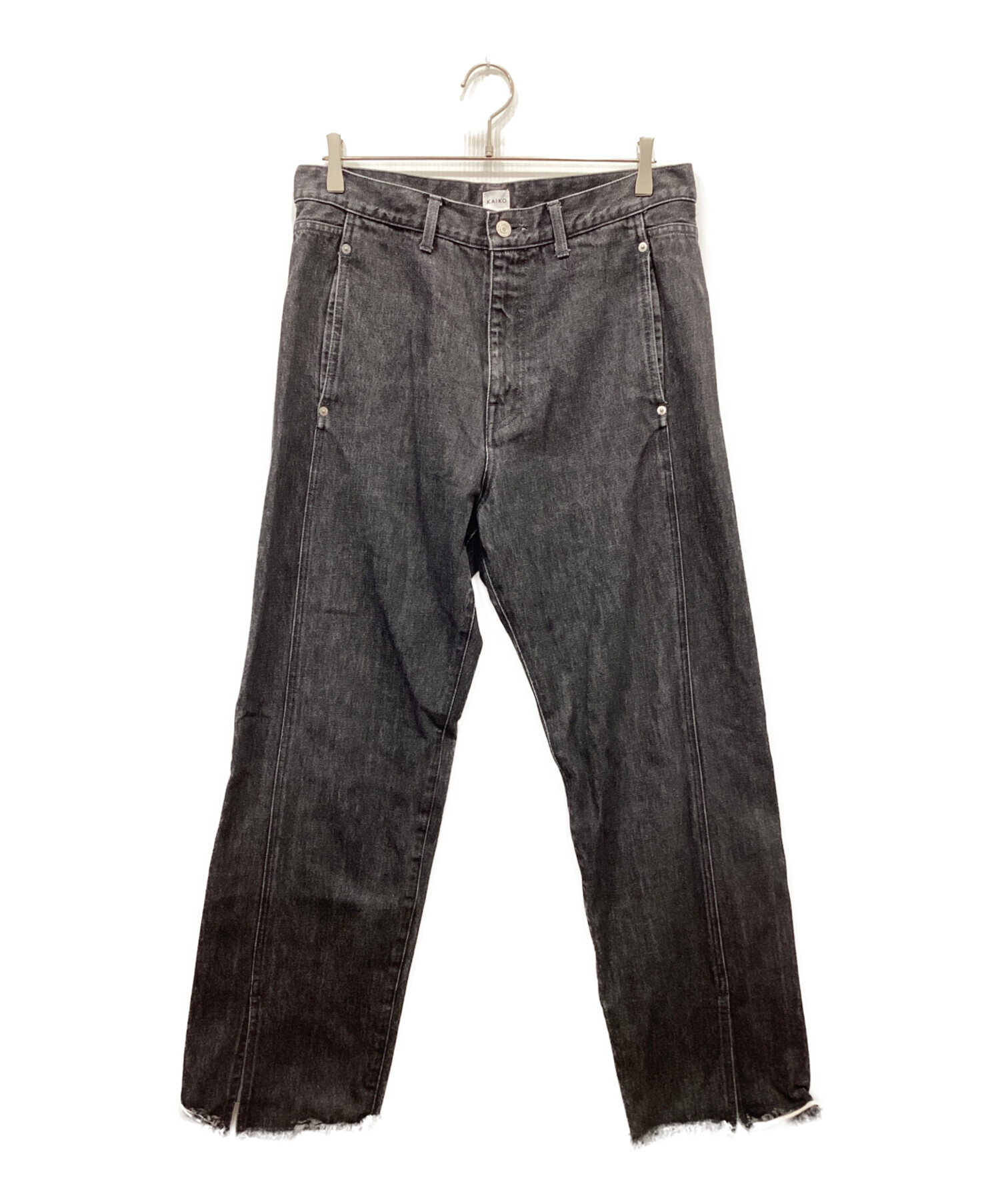 デニム/ジーンズ KAIKO BUG DENIM ONEWASH 中古・古着通販】kaiko (カイコー) BUG DENIM PANT ONEWASH ブラック