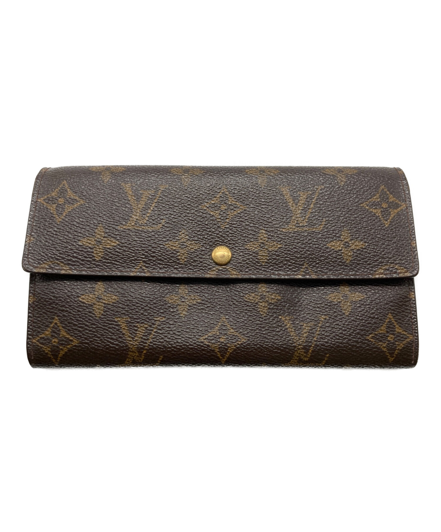 中古・古着通販】LOUIS VUITTON (ルイ ヴィトン) 長財布 ブラウン