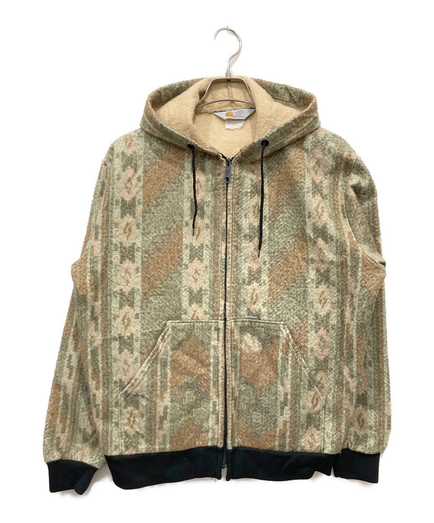 中古・古着通販】CarHartt (カーハート) ネイティブ柄ジップパーカー