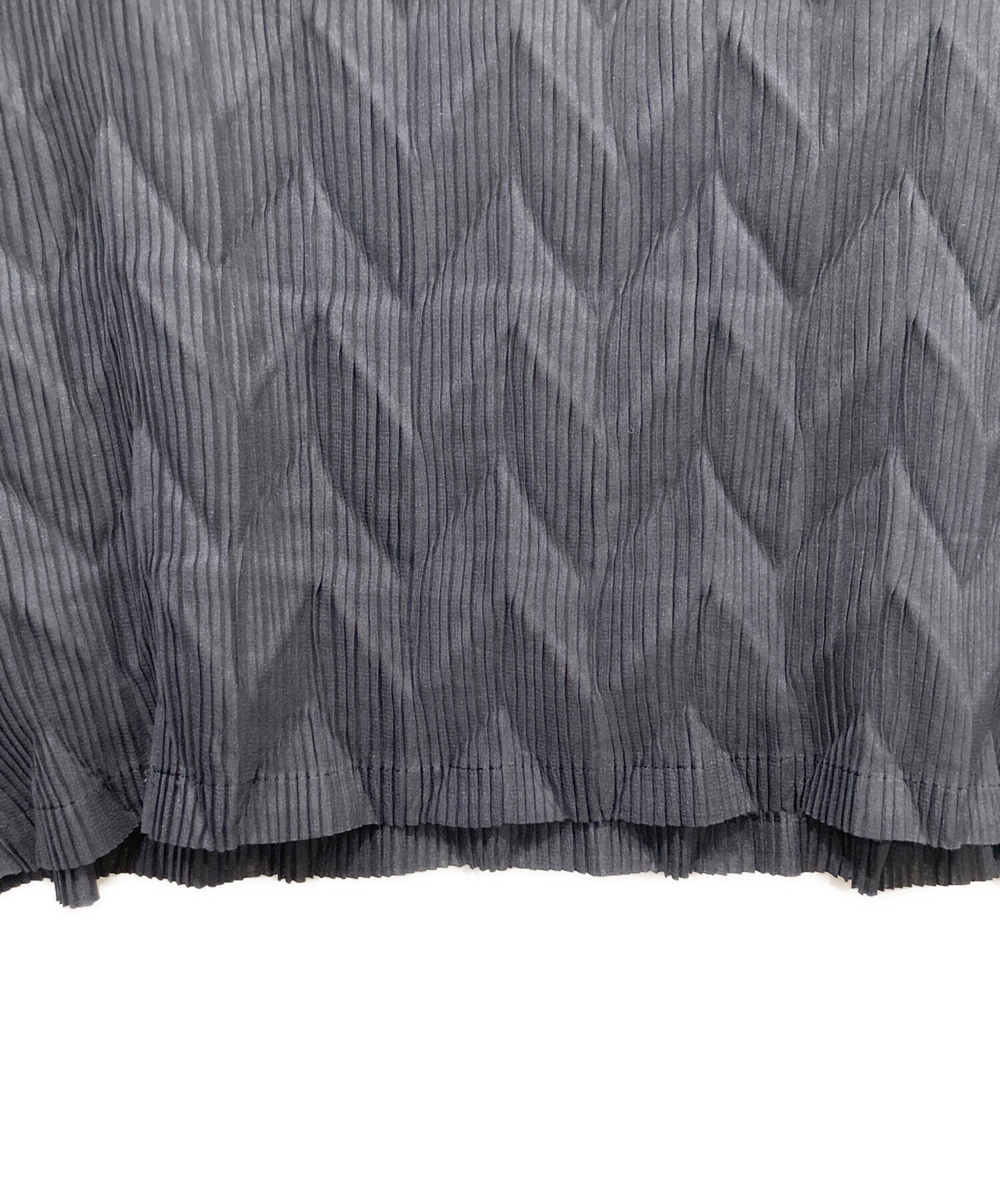 綺麗 イッセイミヤケ FETE プリーツ加工 ノースリーブトップス サイズ02 中古・古着通販】ISSEY MIYAKE FETE (イッセイミヤケフェット