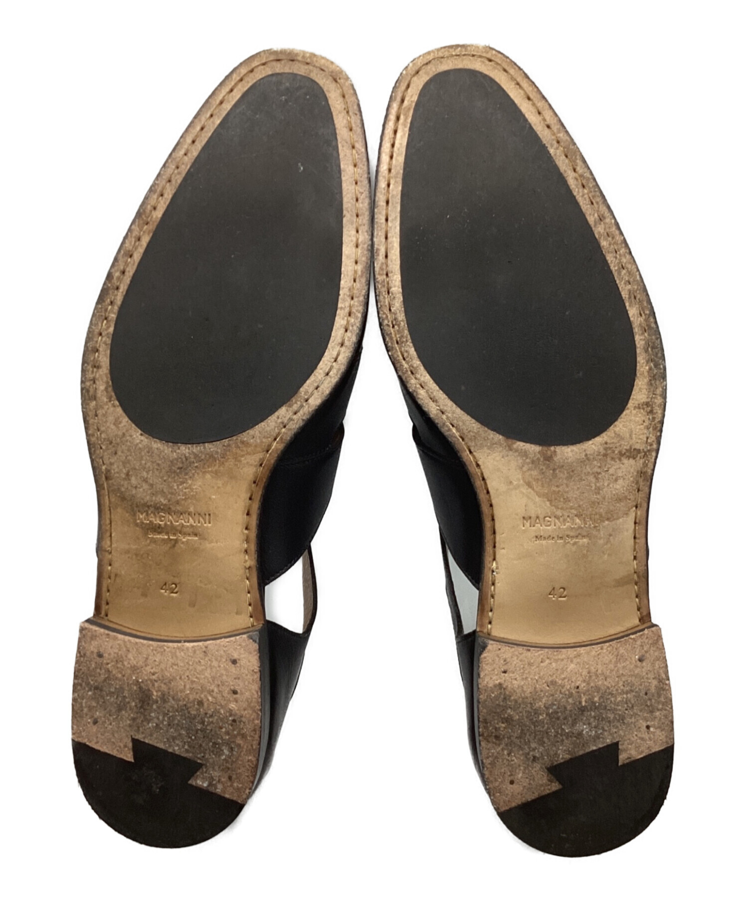 中古・古着通販】MAGNANNI (マグナーニ) レザーグルカサンダル
