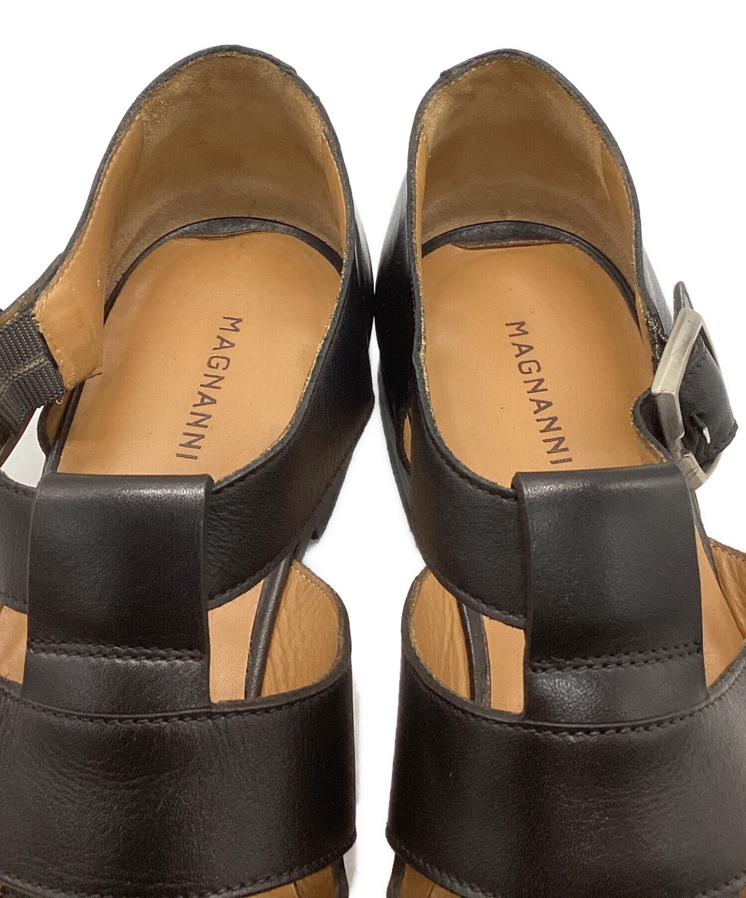 中古・古着通販】MAGNANNI (マグナーニ) レザーグルカサンダル