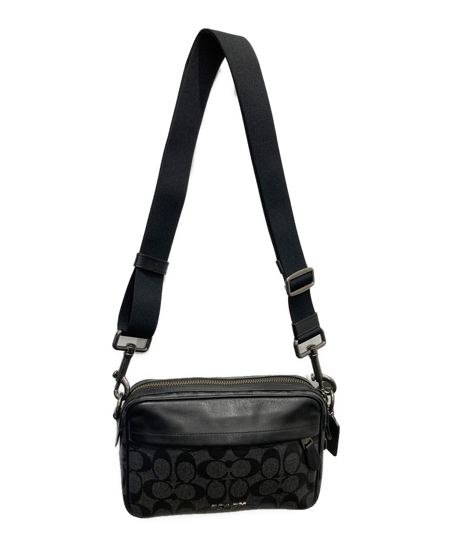 中古・古着通販】COACH (コーチ) シグネチャー グラハム クロス