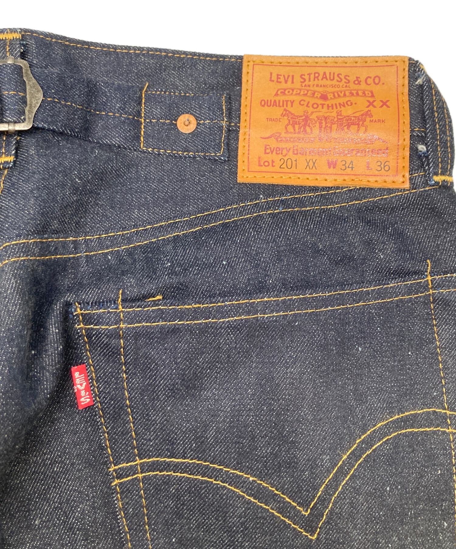 中古・古着通販】LEVI'S (リーバイス) 201XXデニムパンツ インディゴ