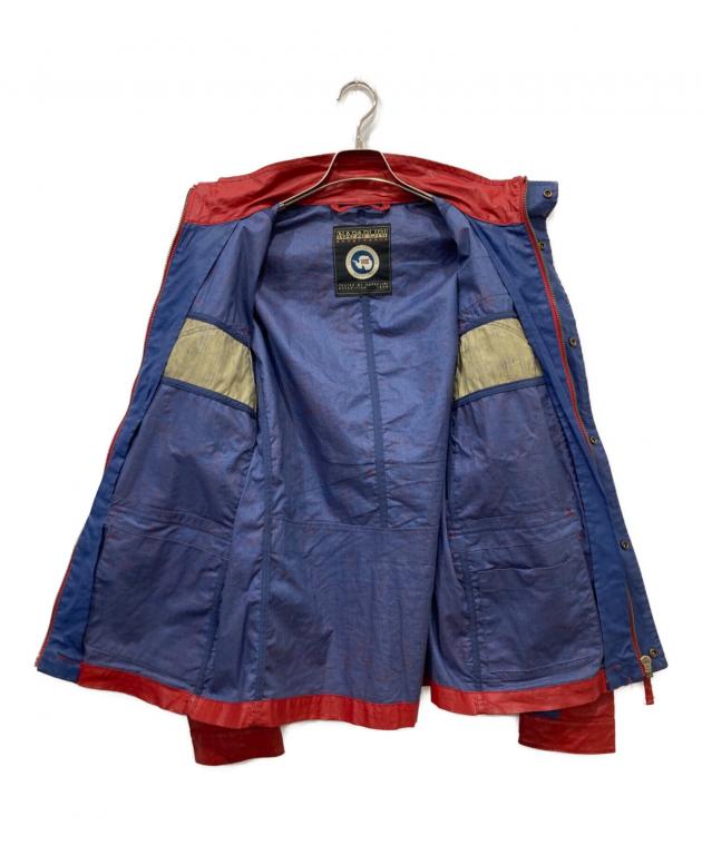 中古・古着通販】NAPAPIJRI (ナパピリ) コーティングジャケット レッド