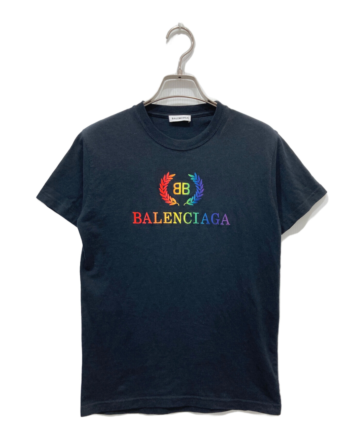 中古・古着通販】BALENCIAGA (バレンシアガ) プリントTシャツ ブラック 