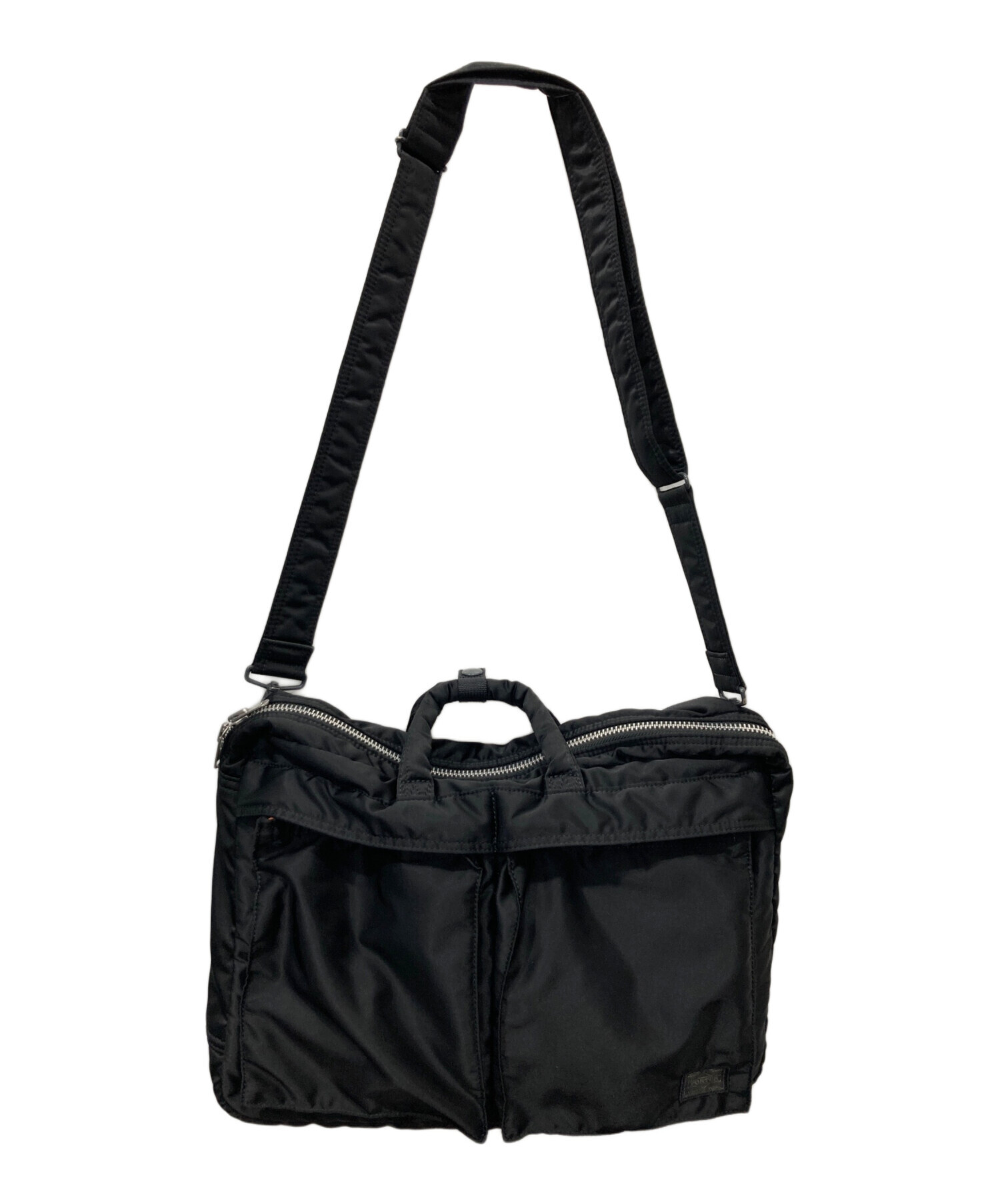 中古・古着通販】PORTER (ポーター) TANKER 3WAY BRIEFCASE ブラック 中古・古着通販】PORTER (ポーター) TANKER 3WAY BRIEFCASE ブラック