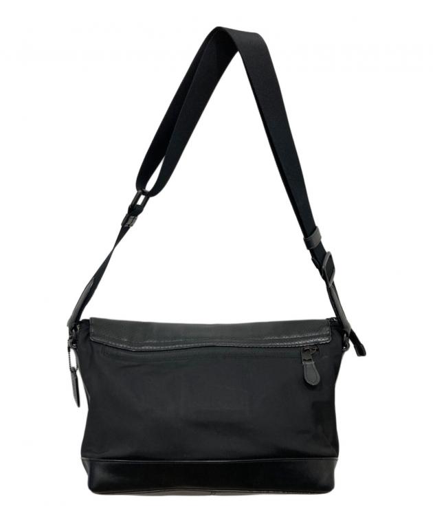 中古・古着通販】COACH (コーチ) ナイロンレザーショルダーバッグ