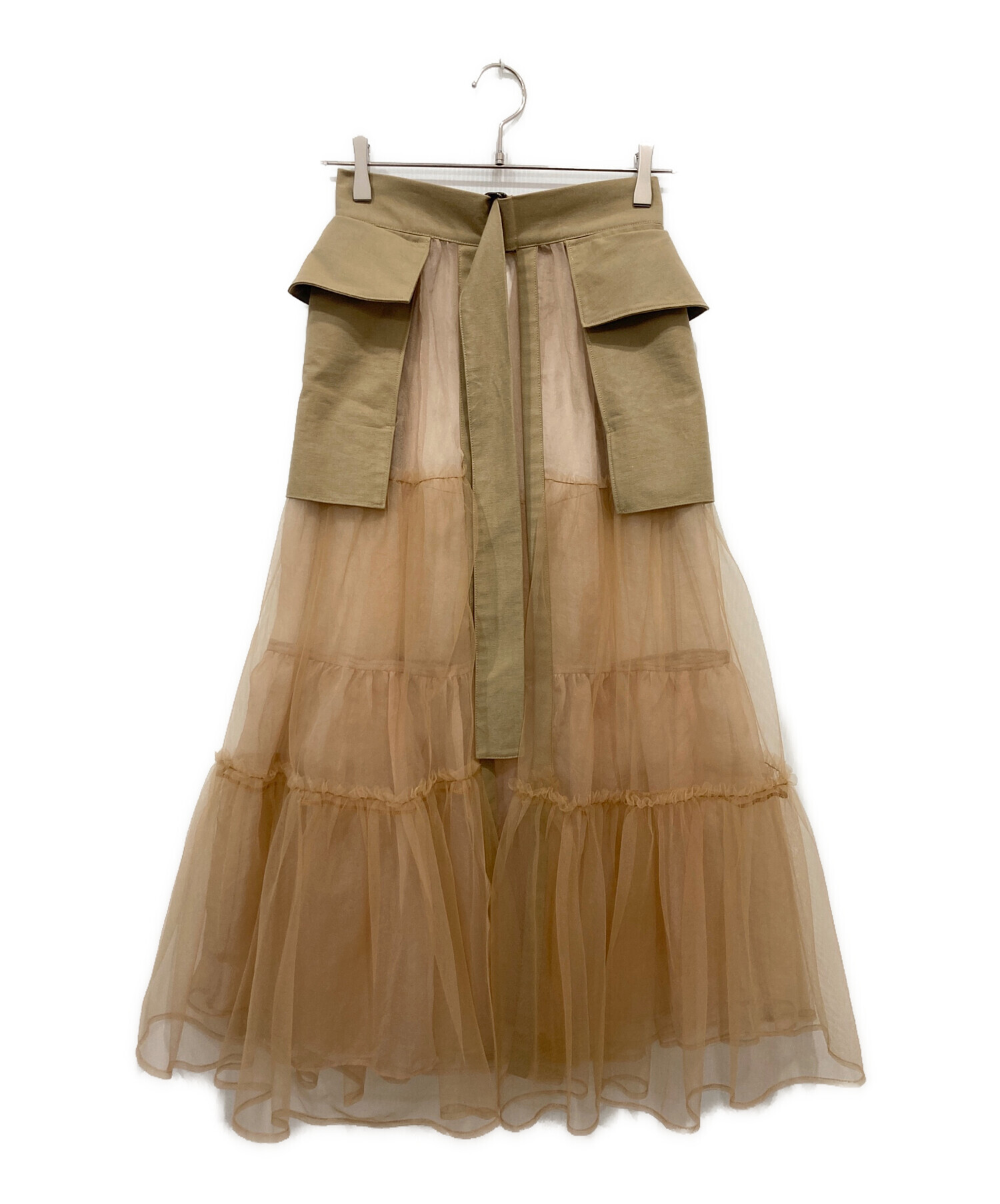 中古・古着通販】MAISON SPECIAL (メゾンスペシャル) Tulle Tiered