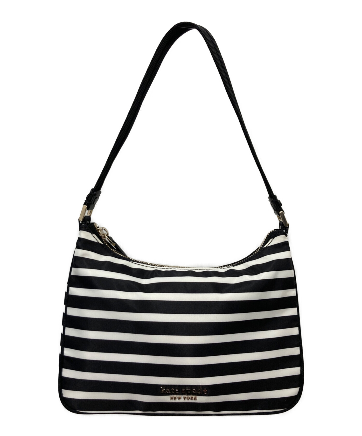 中古・古着通販】Kate Spade (ケイトスペード) ボーダーナイロンバッグ 