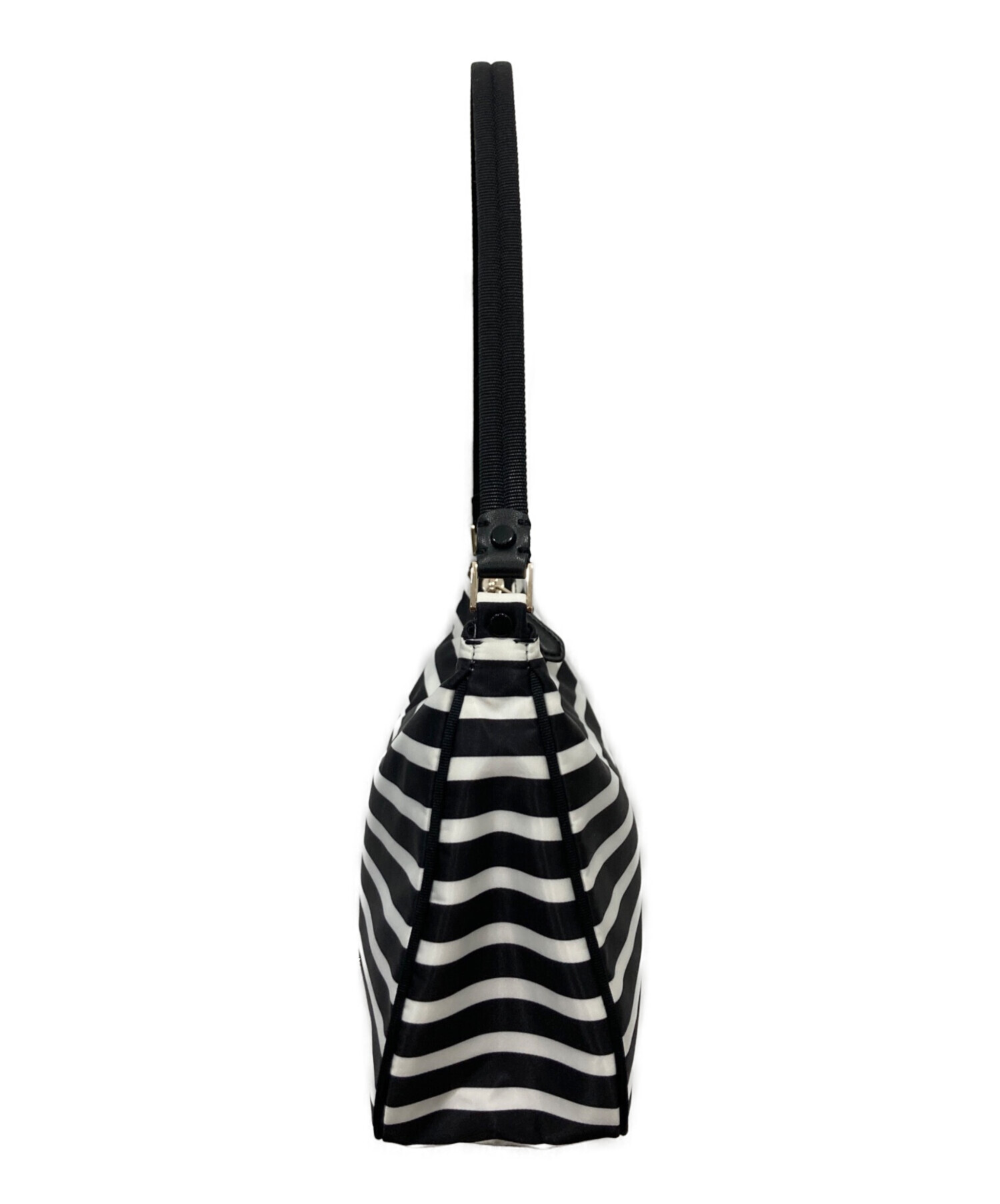 中古・古着通販】Kate Spade (ケイトスペード) ボーダーナイロンバッグ 