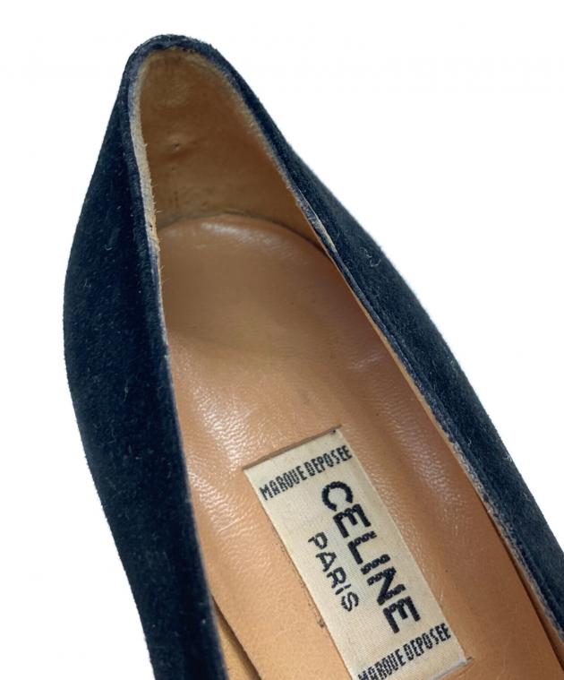 中古・古着通販】CELINE (セリーヌ) トリオンフ スエードパンプス